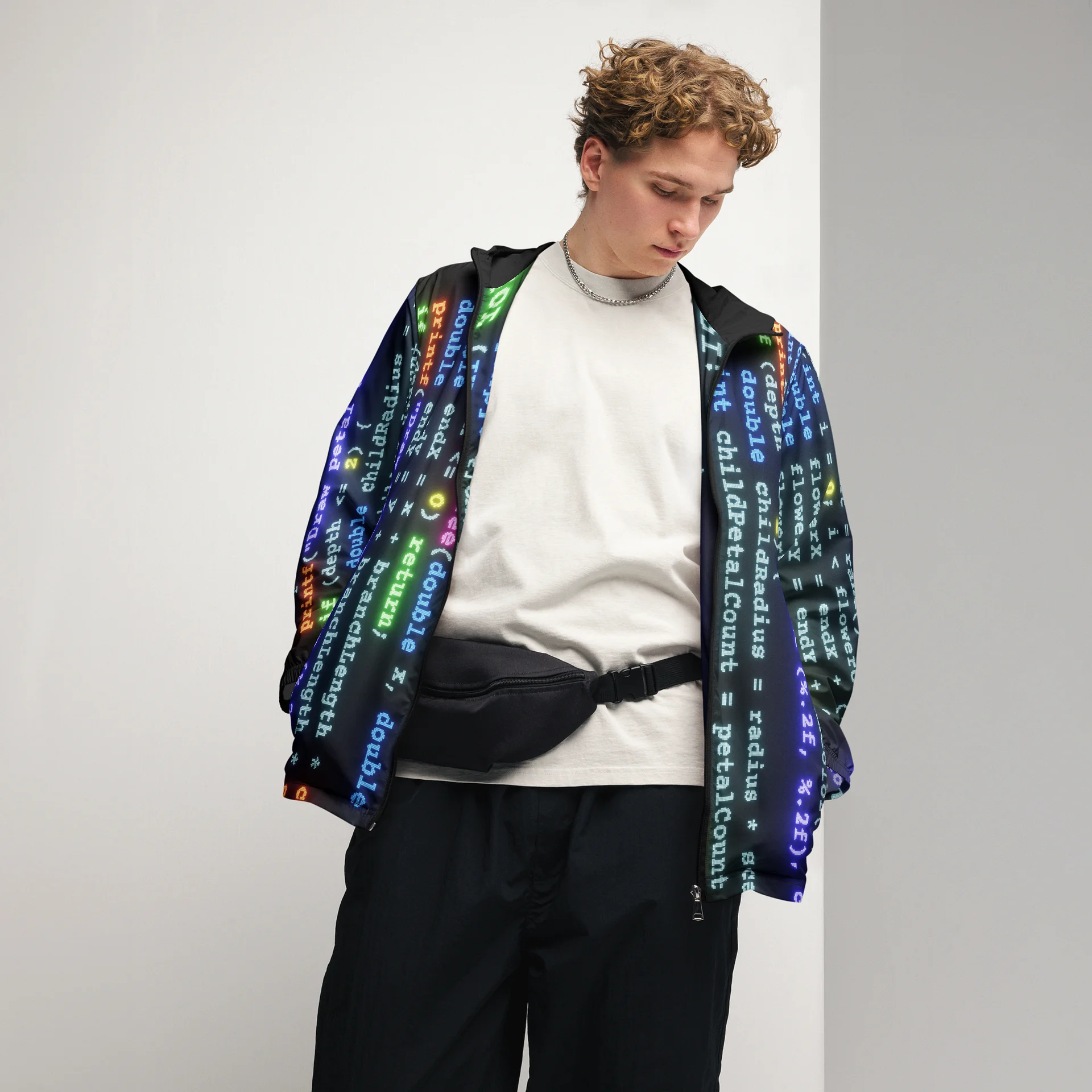 Computer Programming in C (zip up windbreaker) product image (8)
