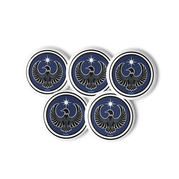 Common Loon- Resistance. MN. (5-pack buttons) product image (2)
