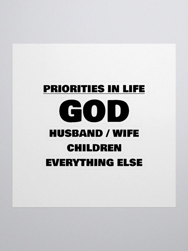 Priorities in Life product image (3)