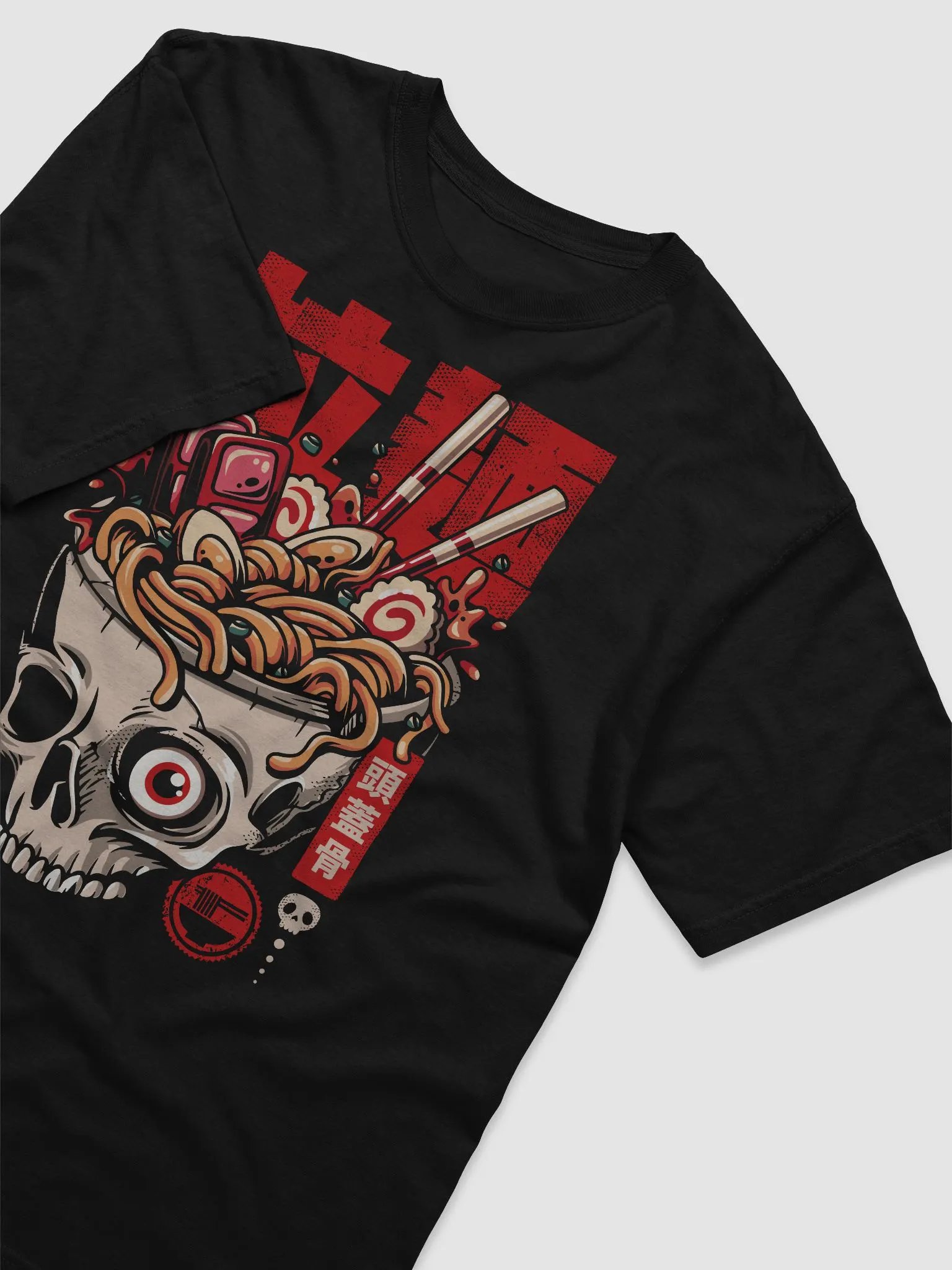 Skull Ramen Noodles - Heavyweight T-Shirt product image (2)