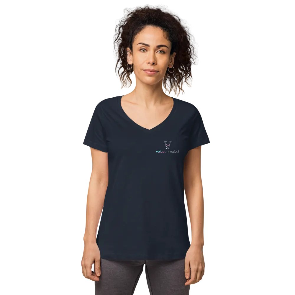 VoiceuLogo Stackk V-Neck T-Shirt product image (1)
