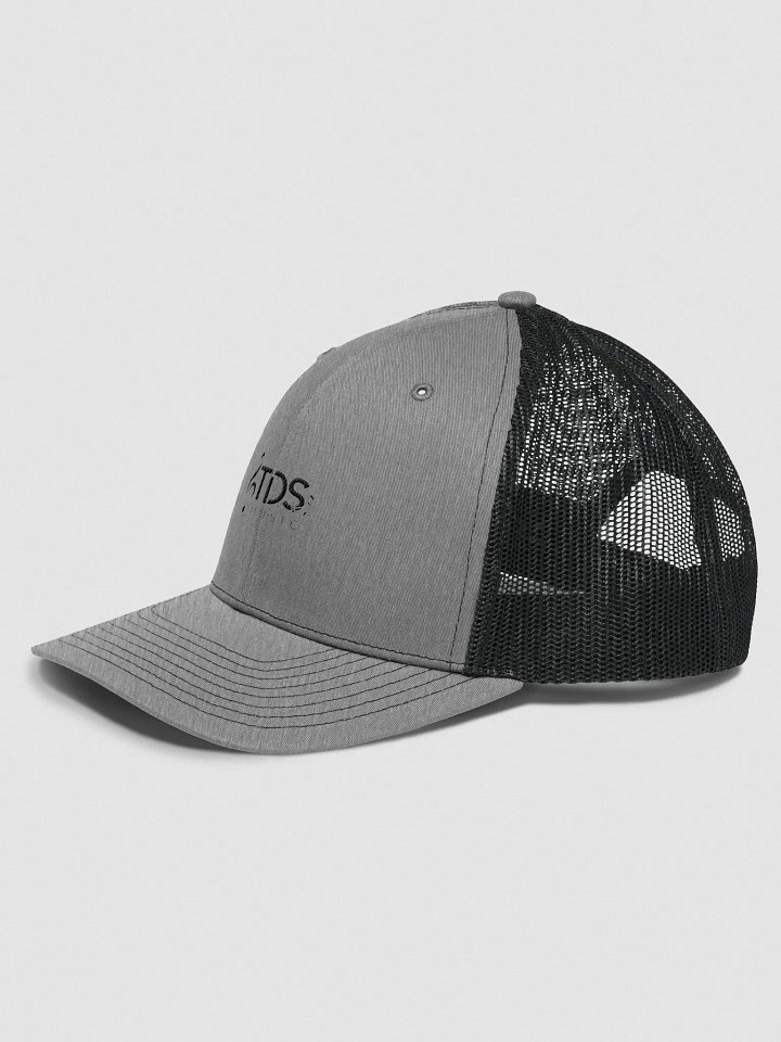 Richardson Trucker Hat - TDS Music Embroidered Cap in Black, Gray, Red, and Green with Mesh Back product image (2)