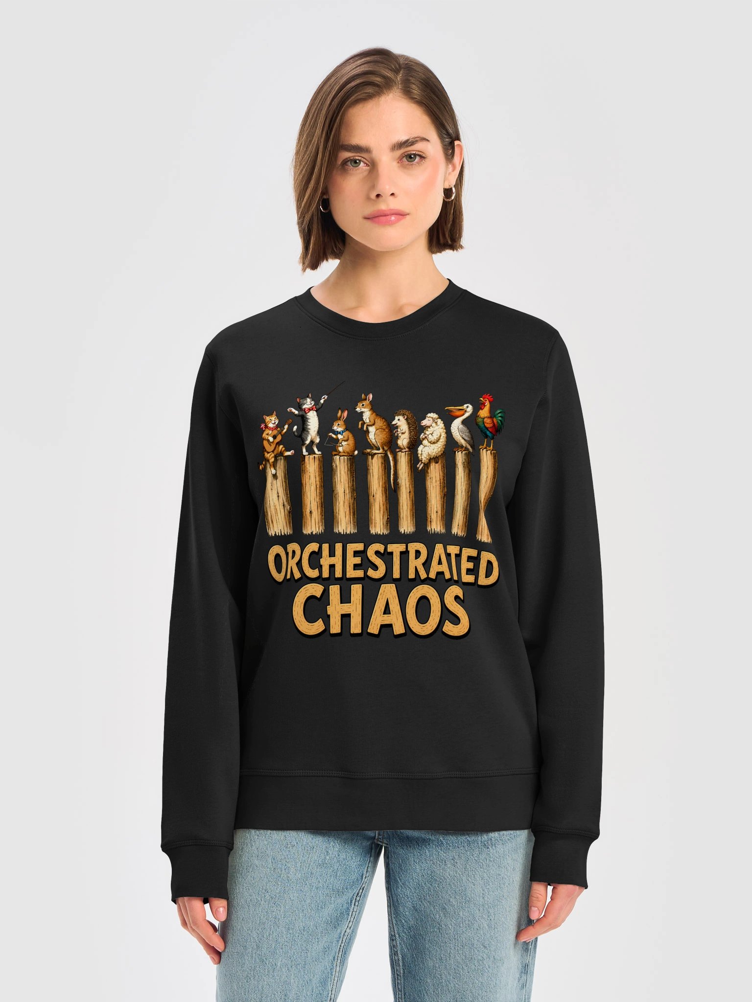 Orchestrated Chaos Animal Band Sweatshirt product image (21)