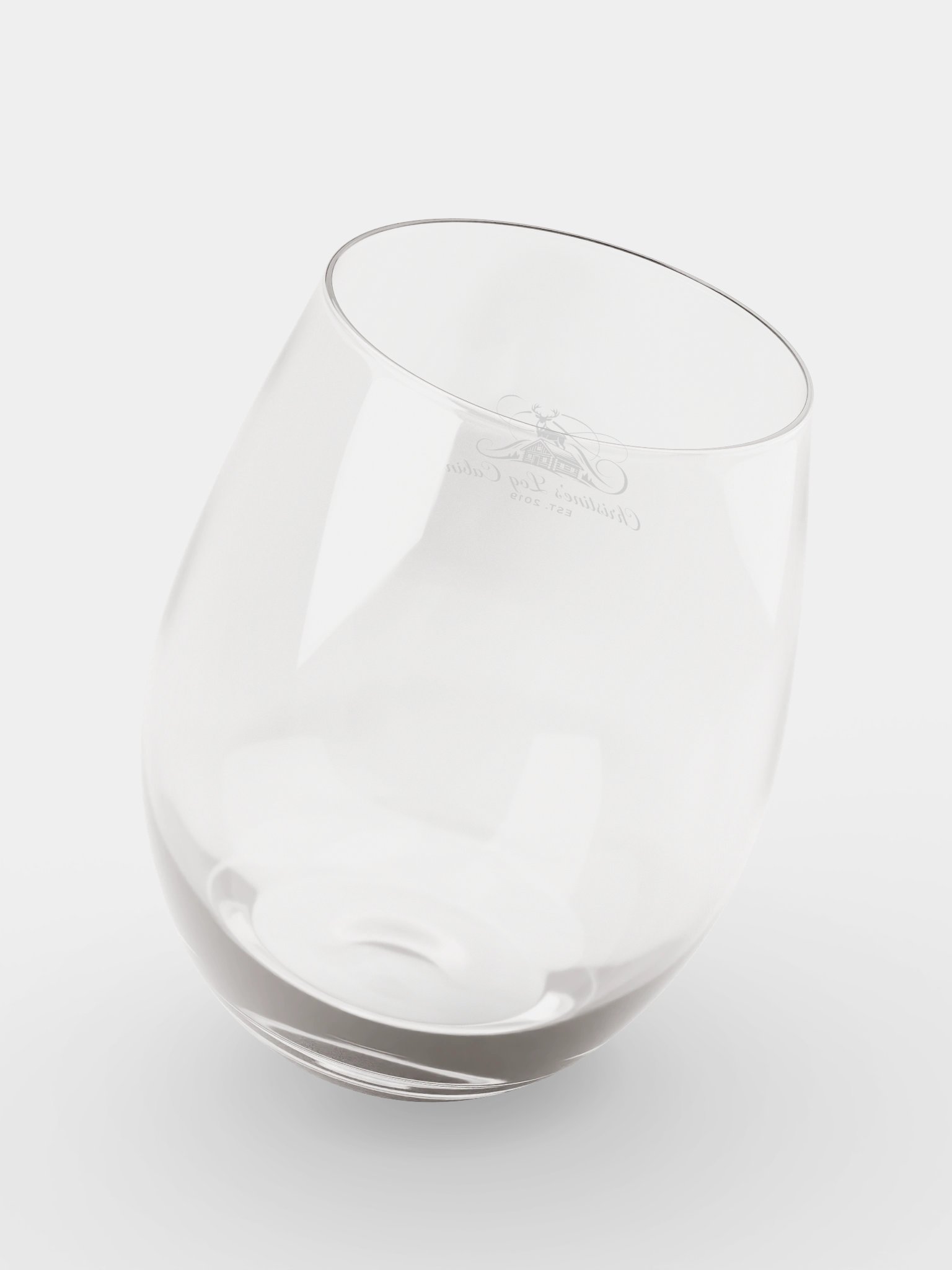 Christine's Log Cabin Stemless Wine Glass product image (8)