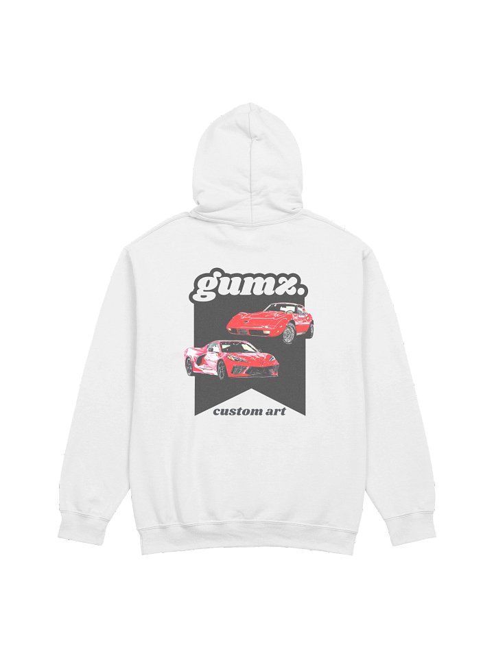 GUMZ. Chevron Red Car Hoodie product image (14)