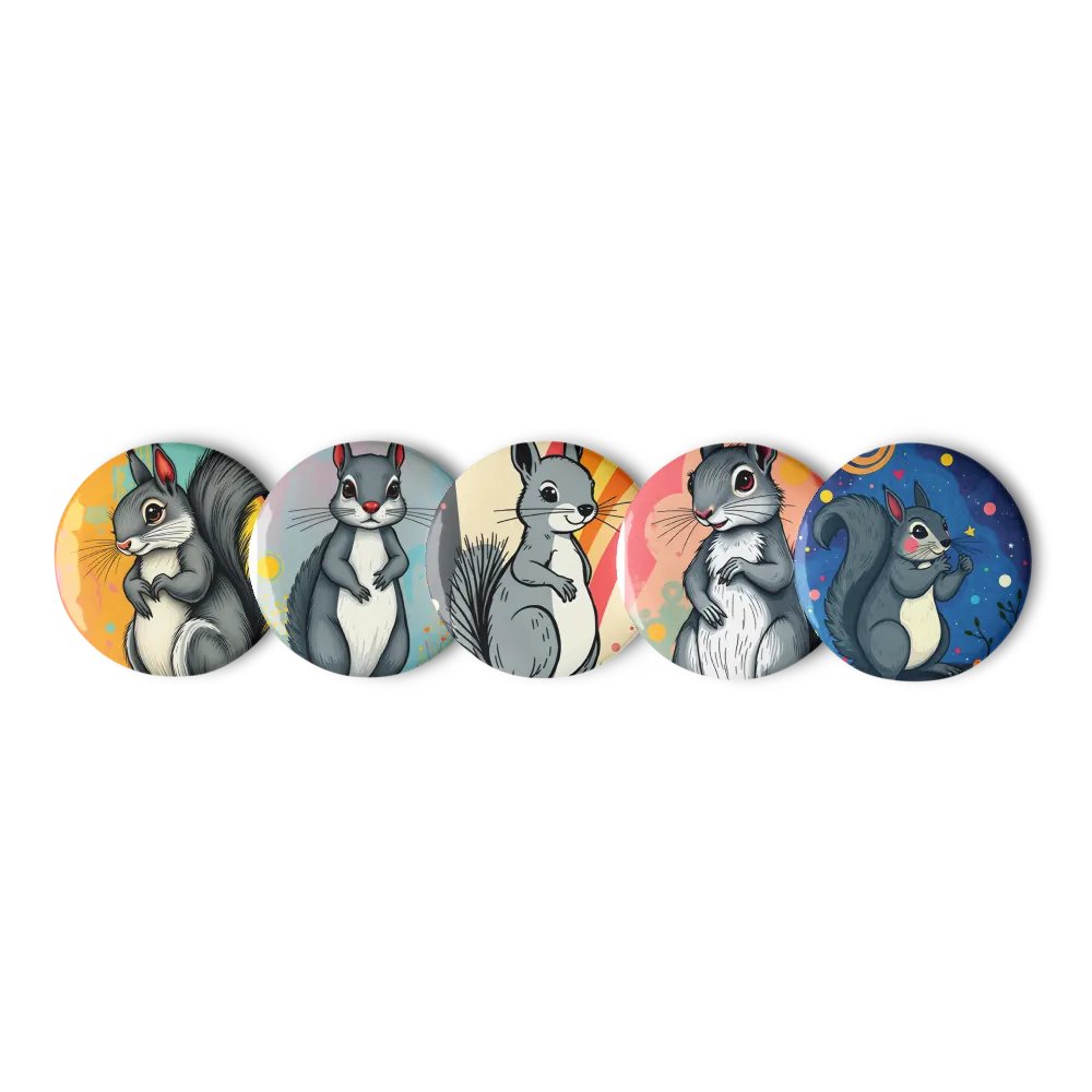 Fluffy Squirrel Pin Collection product image (1)