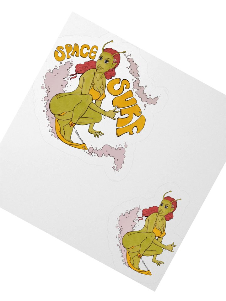 Pinuptober day 28 small stickers product image (2)