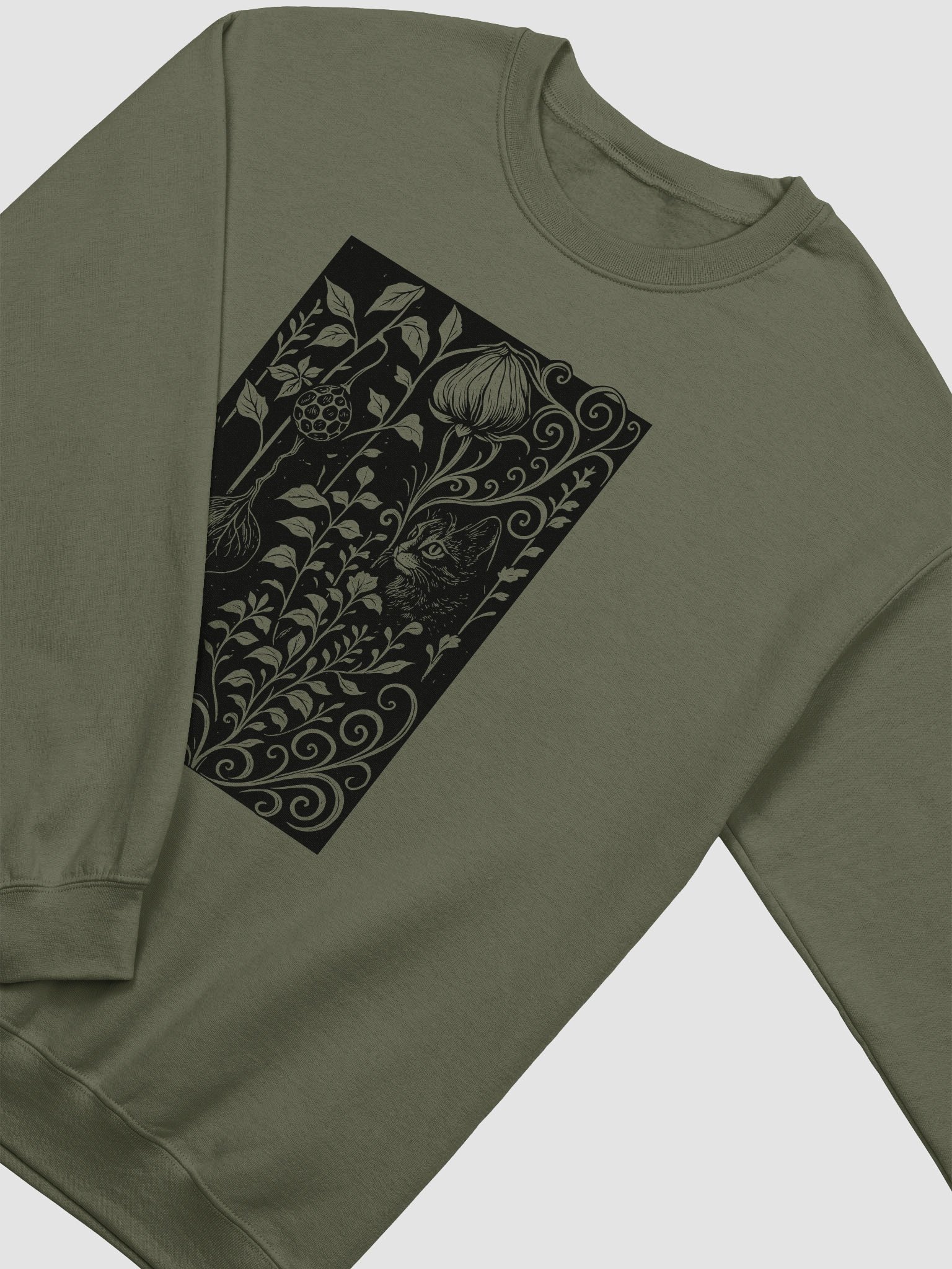 Limited Edition Cat Art Soft-Spun Classic Crewneck product image (2)