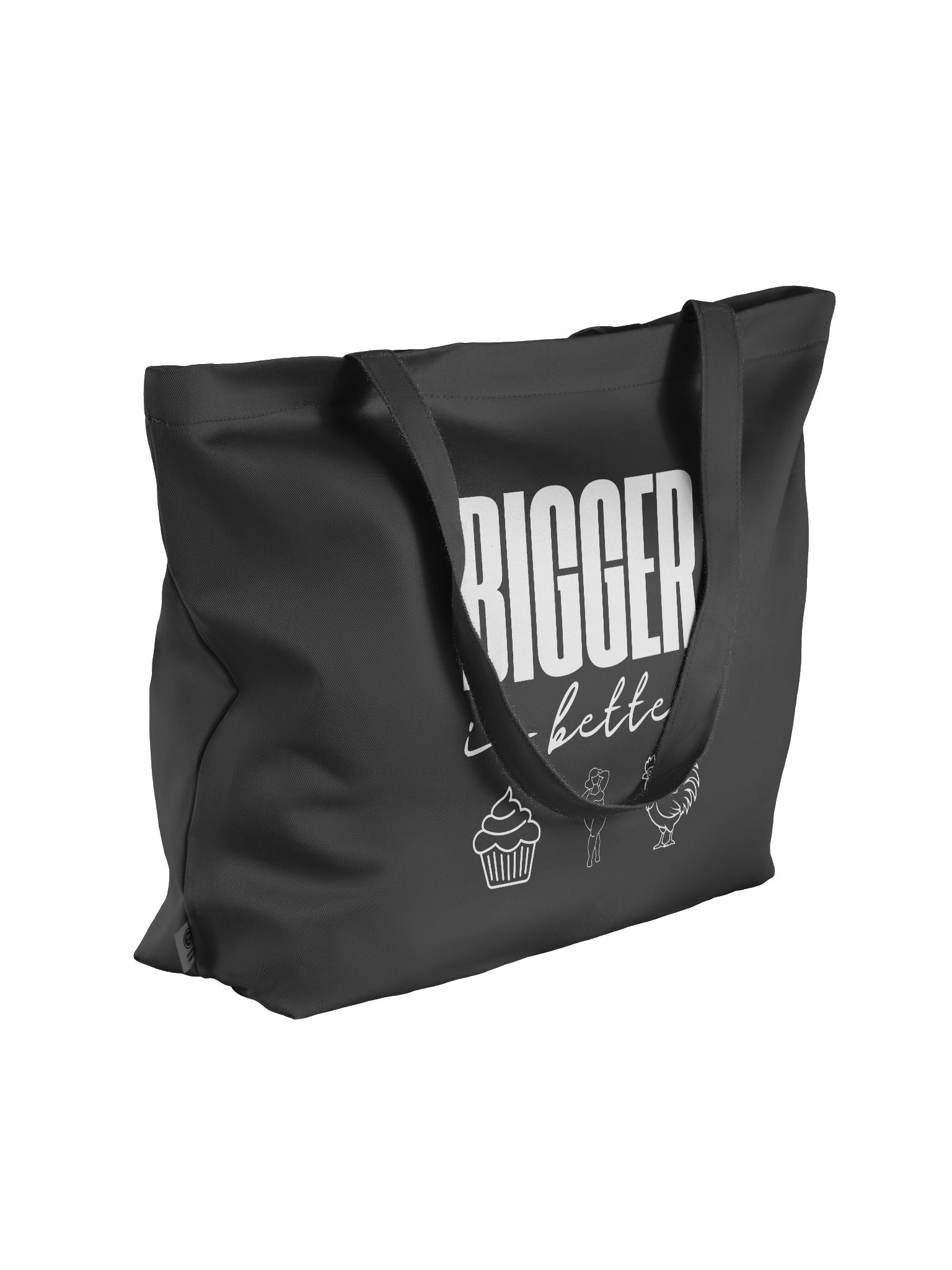 BIGGER is Better Organic Tote product image (4)