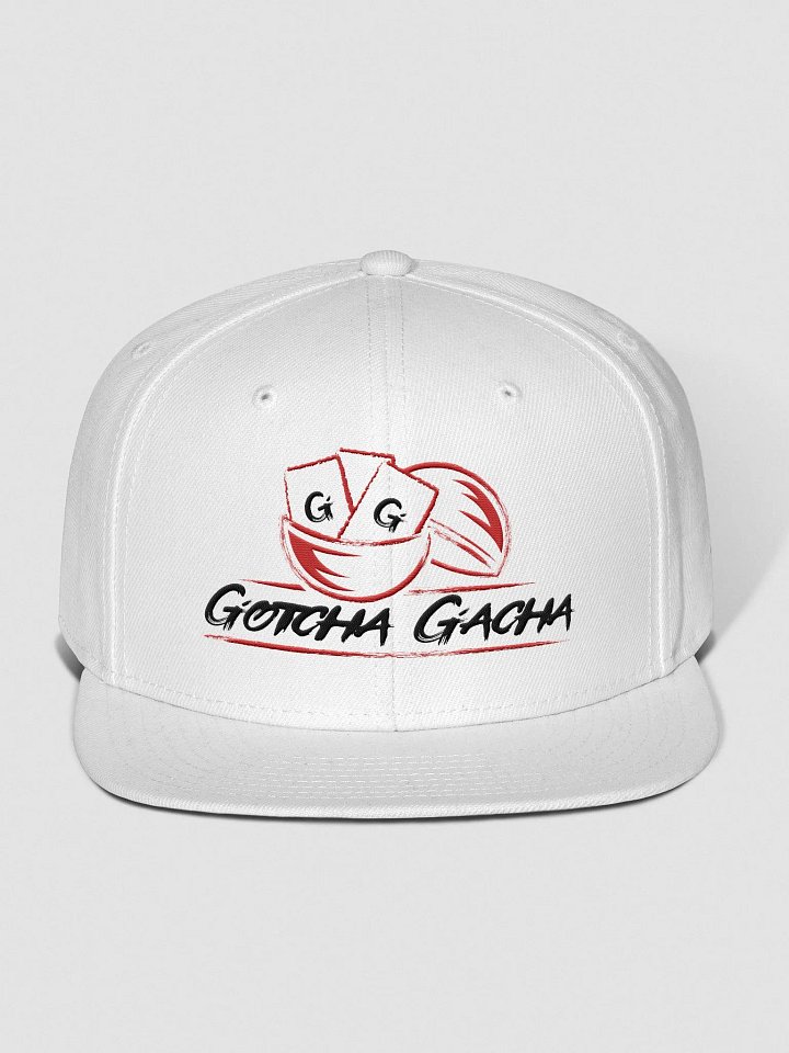 Wool Blend Snapback Cap (White) product image (1)
