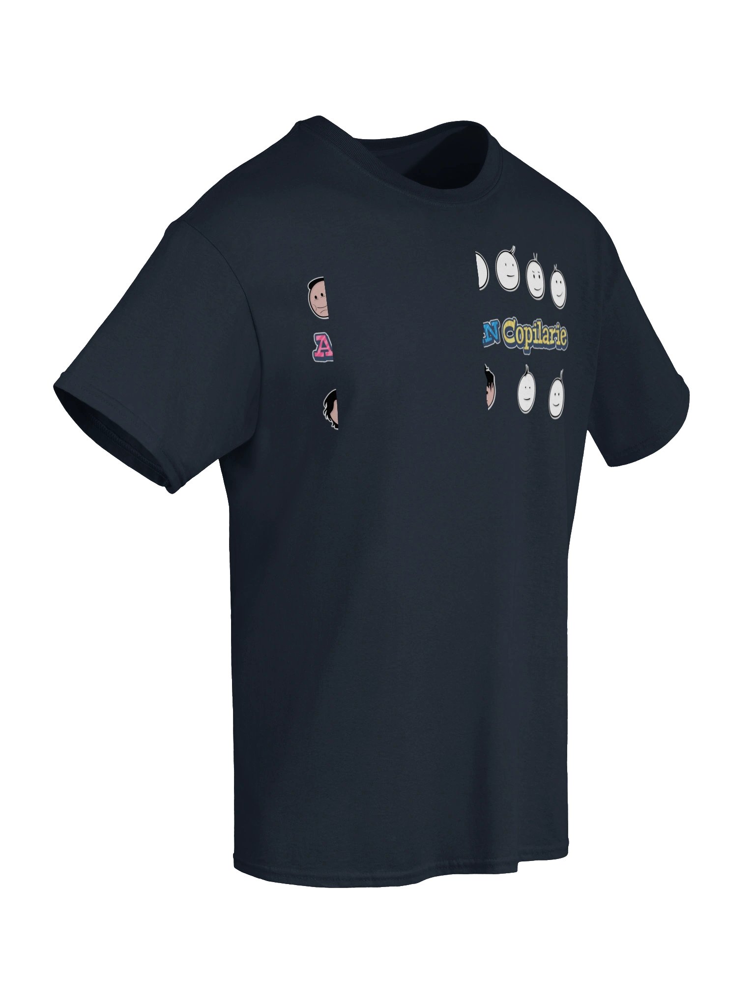 👕 Tricou Bleumarin Bărbați „Amintiri Din Copilărie” – Personajele product image (6)