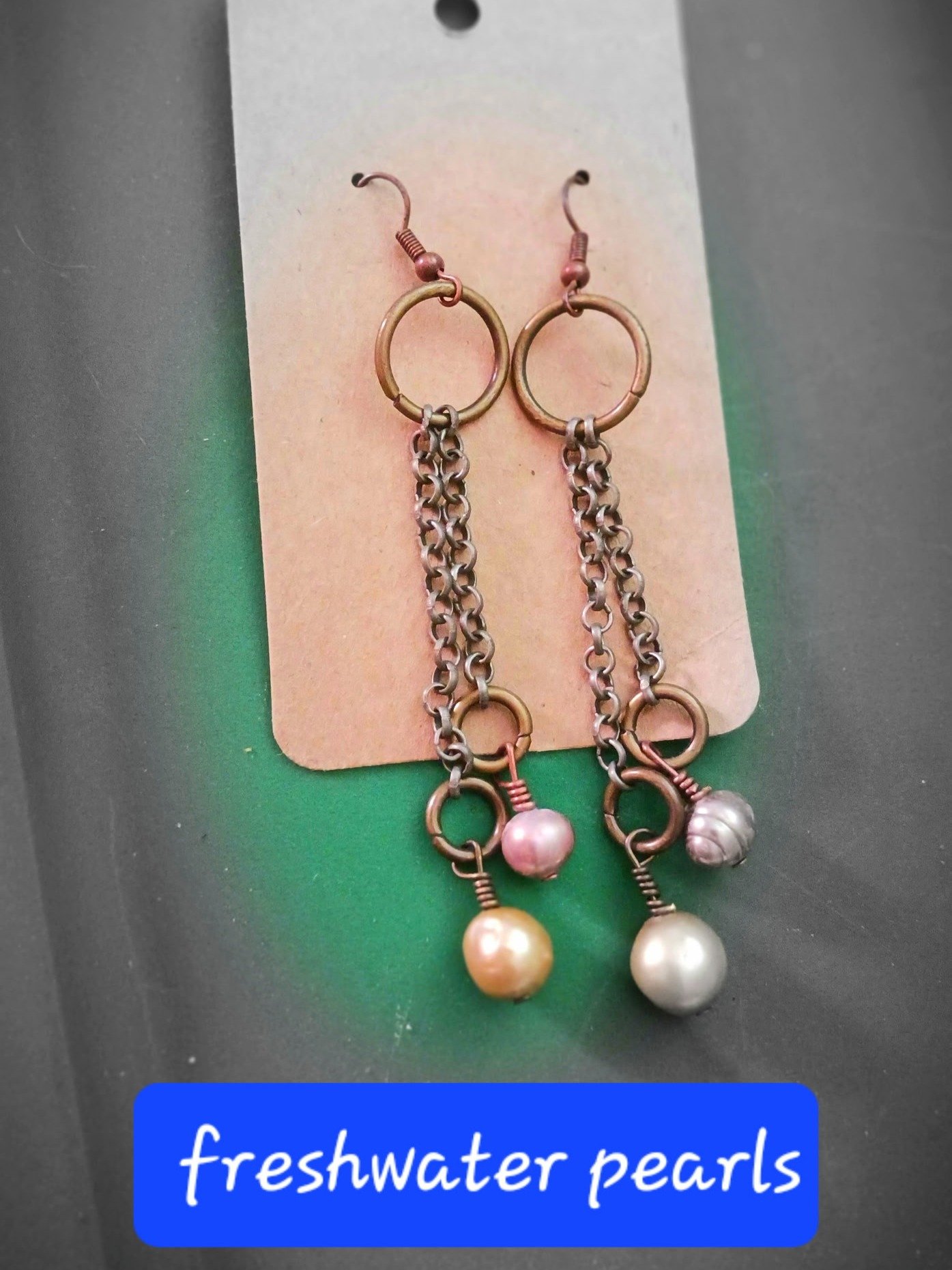 Freshwater Pearl Earrings - Handmade Elegant Jewelry Designs product image (1)