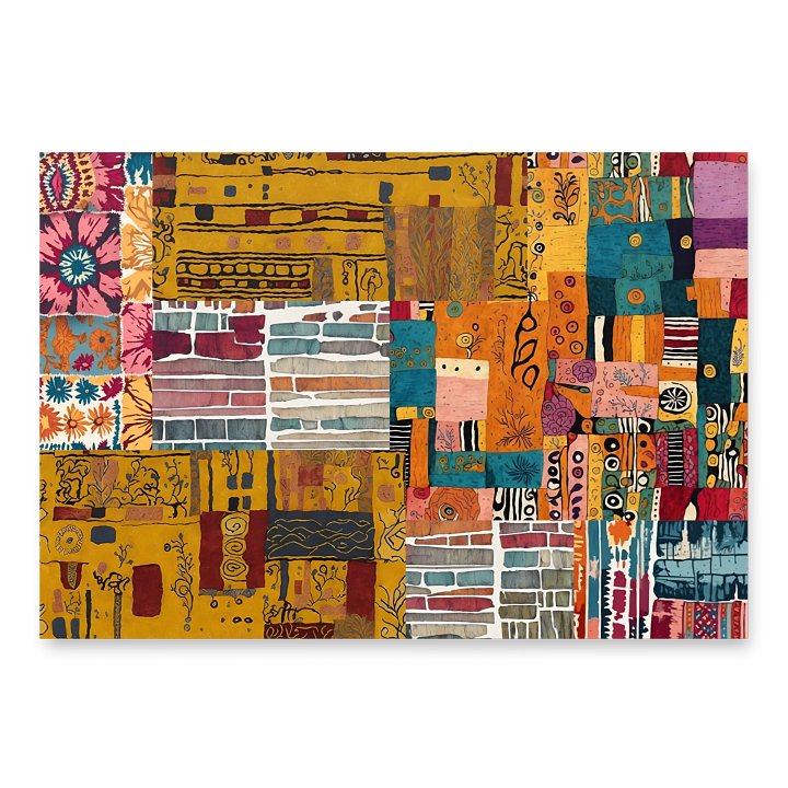 Edward Martin Mixed Media Collage Sheets No.778-Set of 3 Different Papers product image (1)