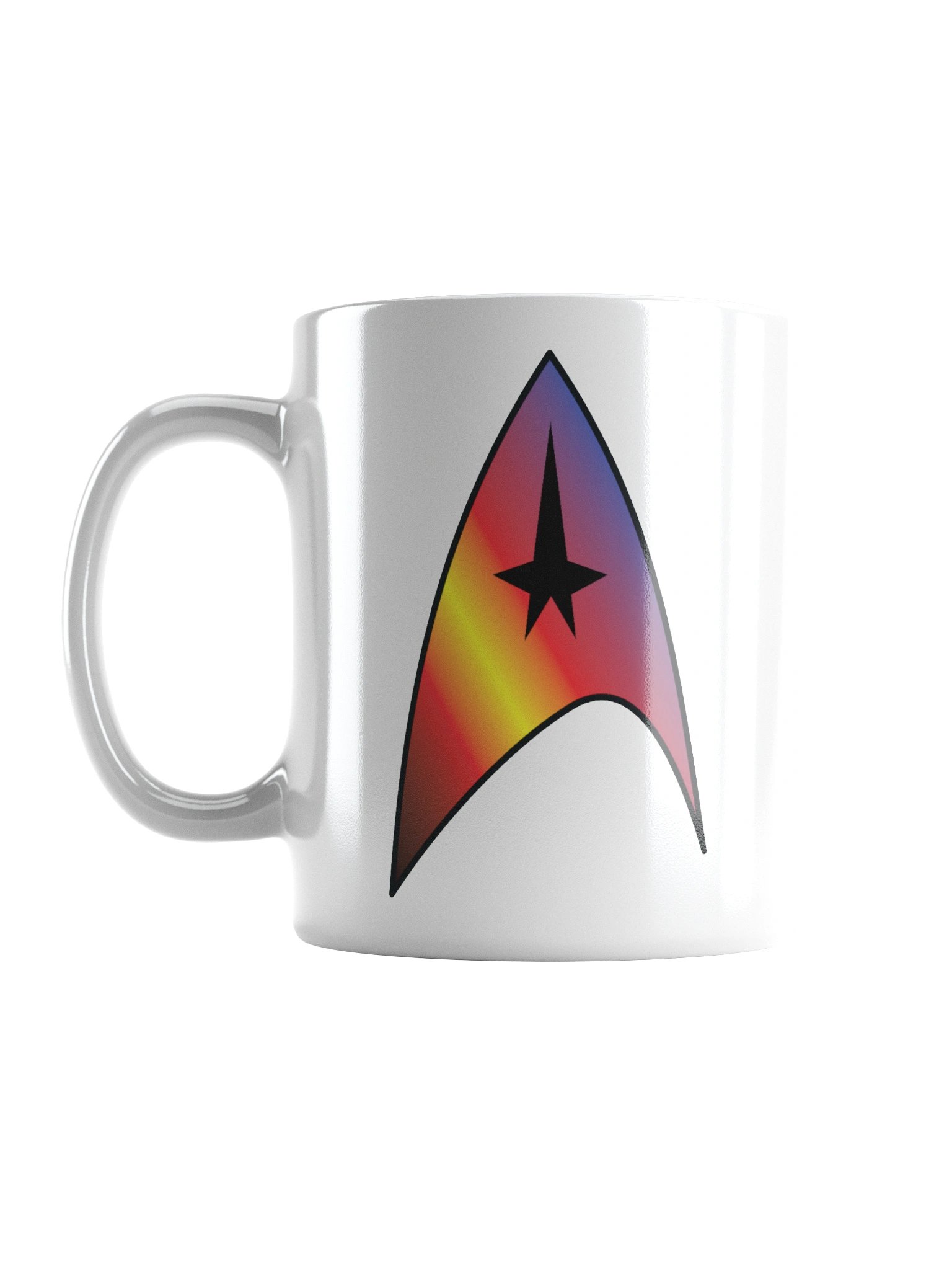 Polyamory Pride Gradient Starfleet Mug product image (6)