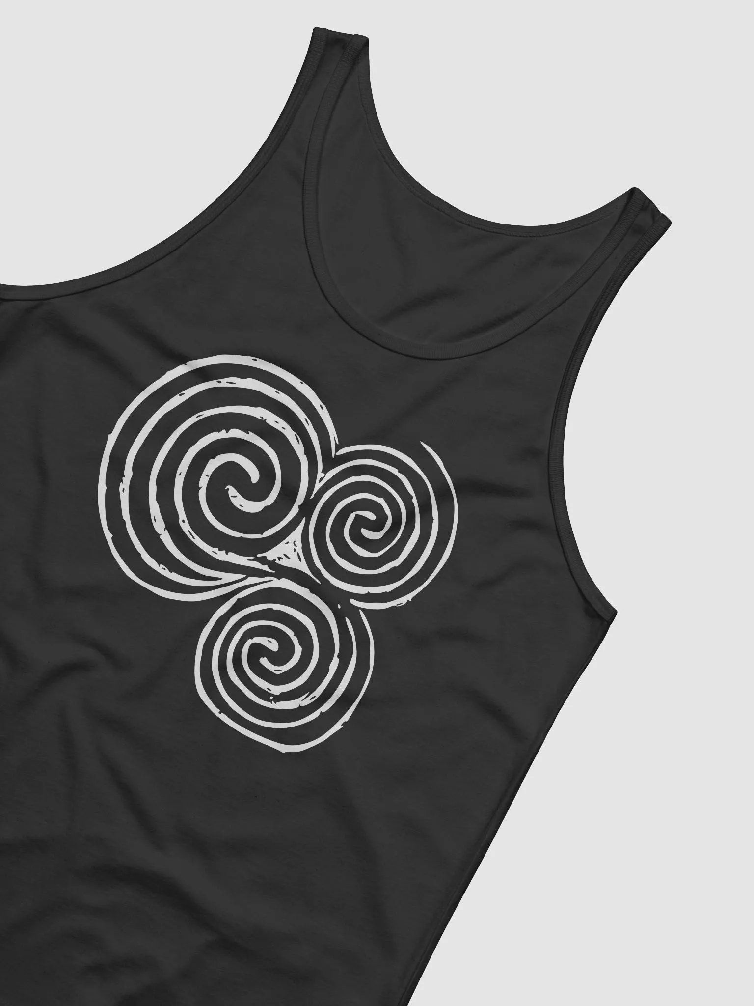 Newgrange Triskelion Men's Tank Top Dark product image (4)