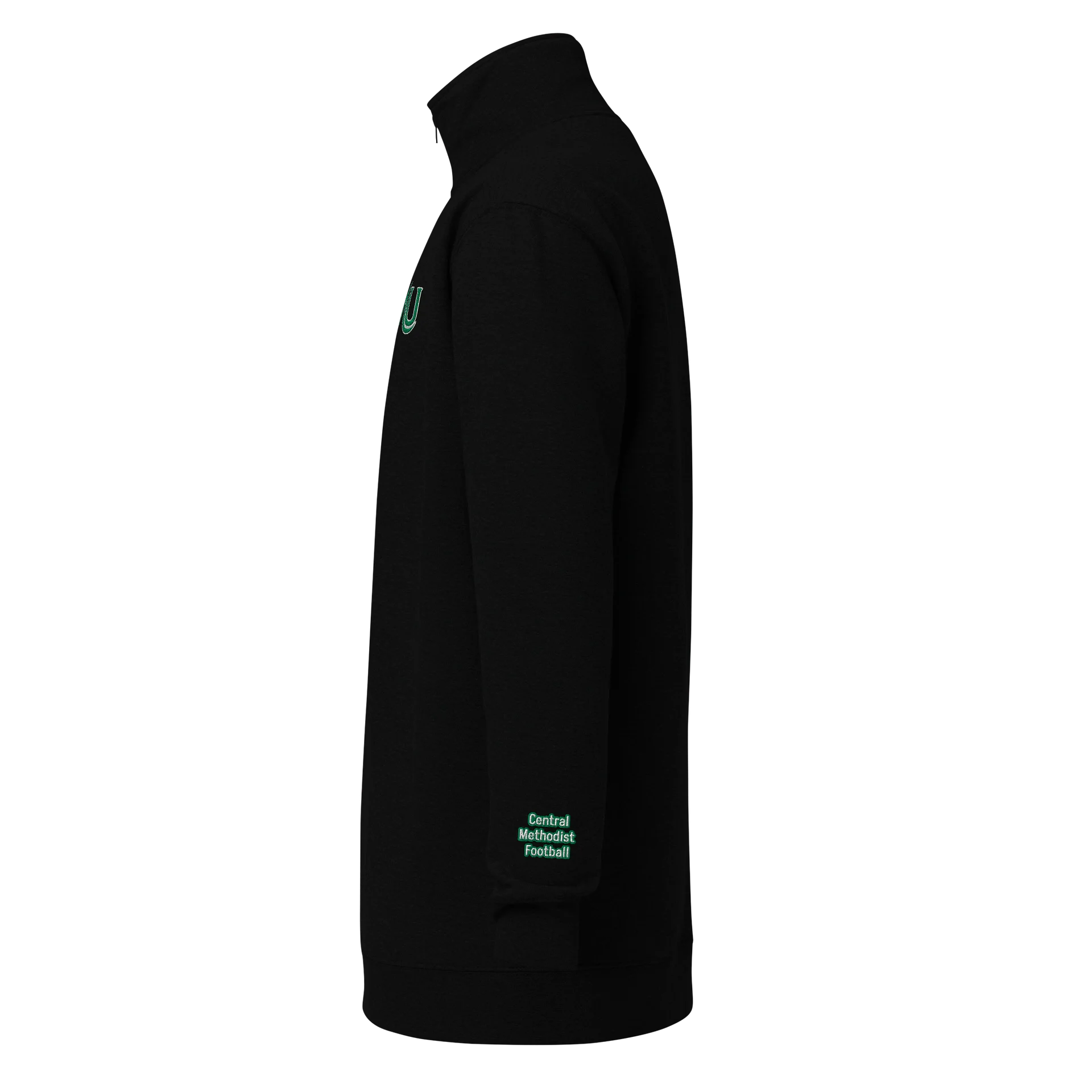 GMU Green Serif Logo Fleece Pullover product image (2)
