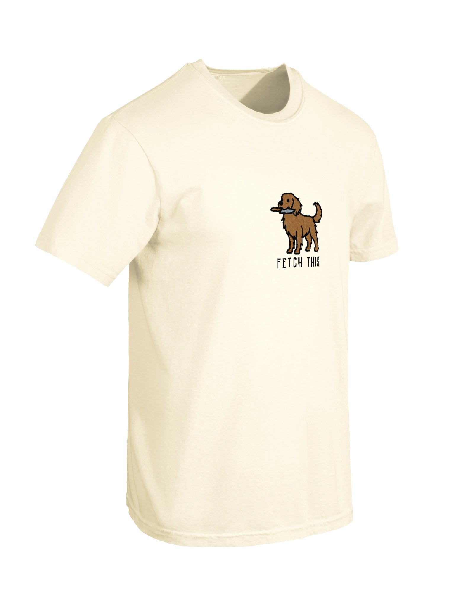 Fetch This Funny Chibi-Style Embroidered T-Shirt for Golden Retriever(Gold) Owners product image (118)