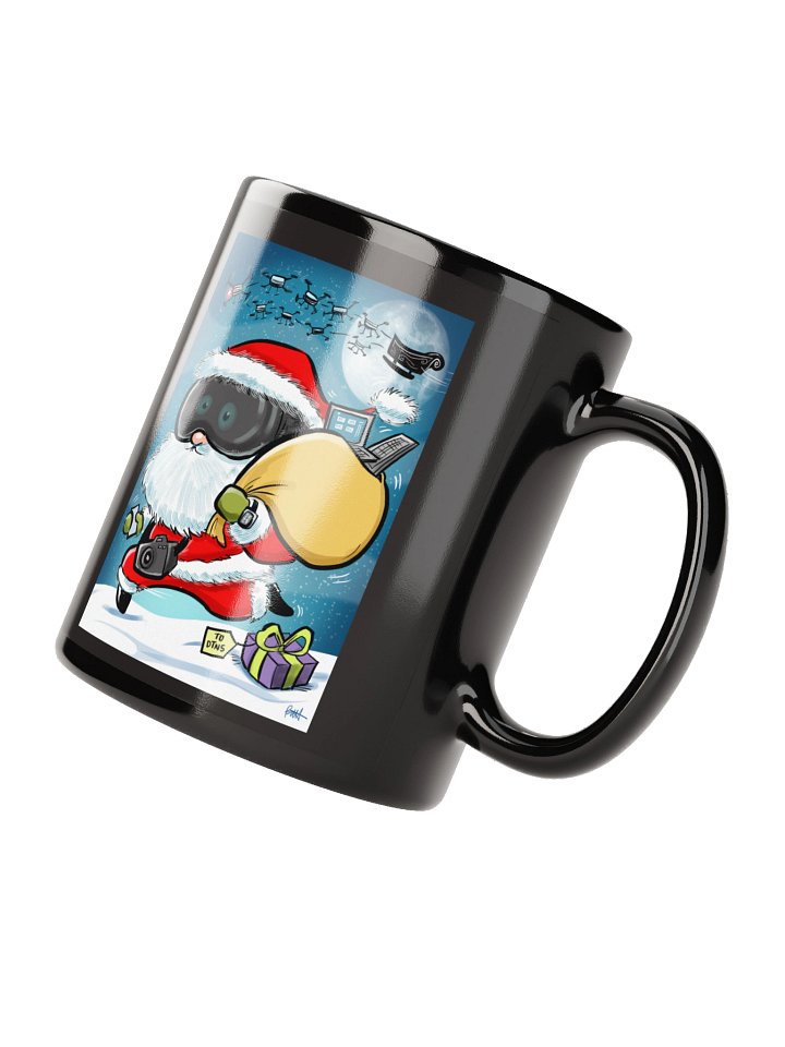 DTNS 2025 Holiday Black Mug product image (2)