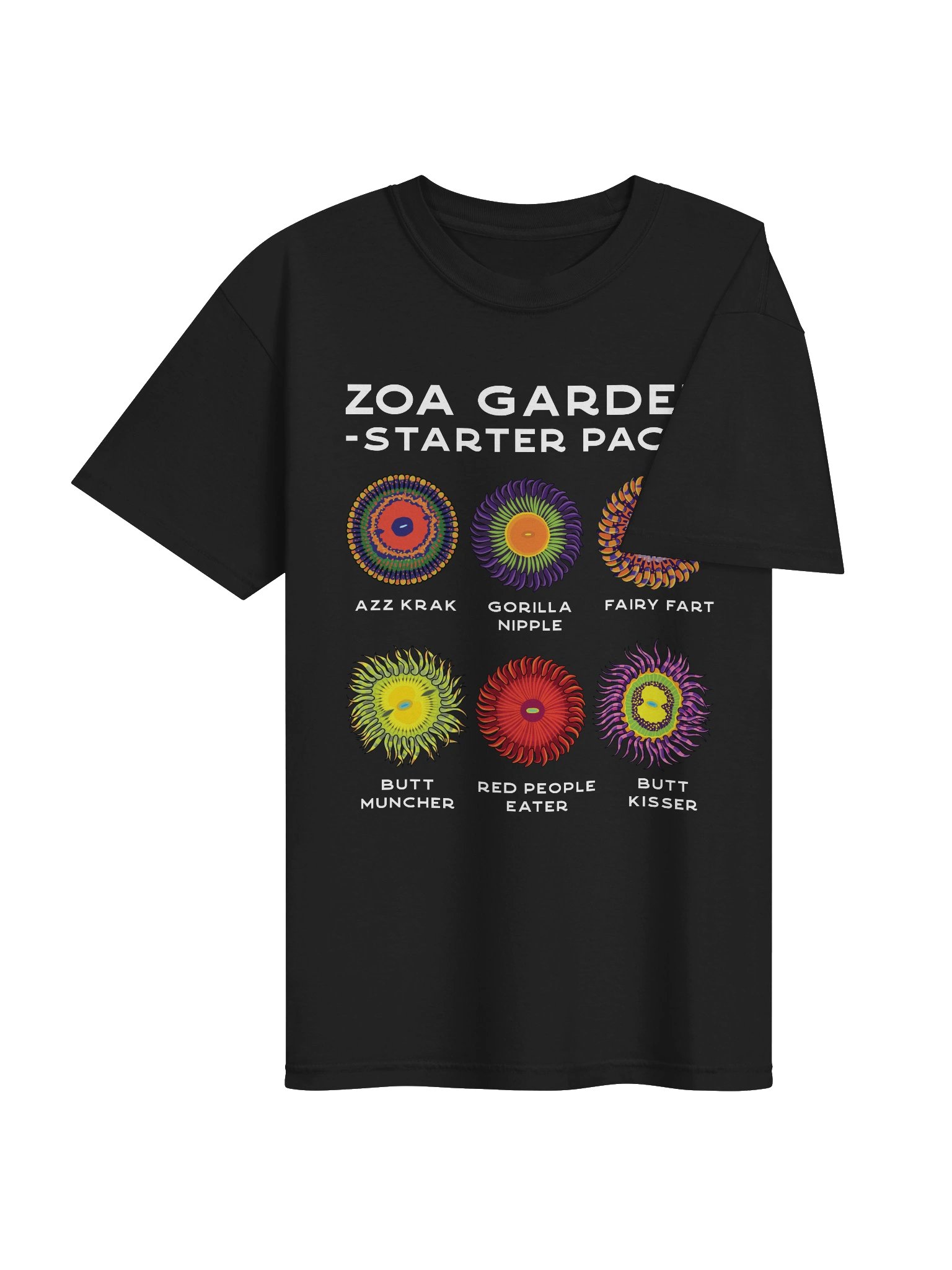 Zoanthid Garden Starter Pack T-Shirt for Reef Aquarium Lovers product image (8)
