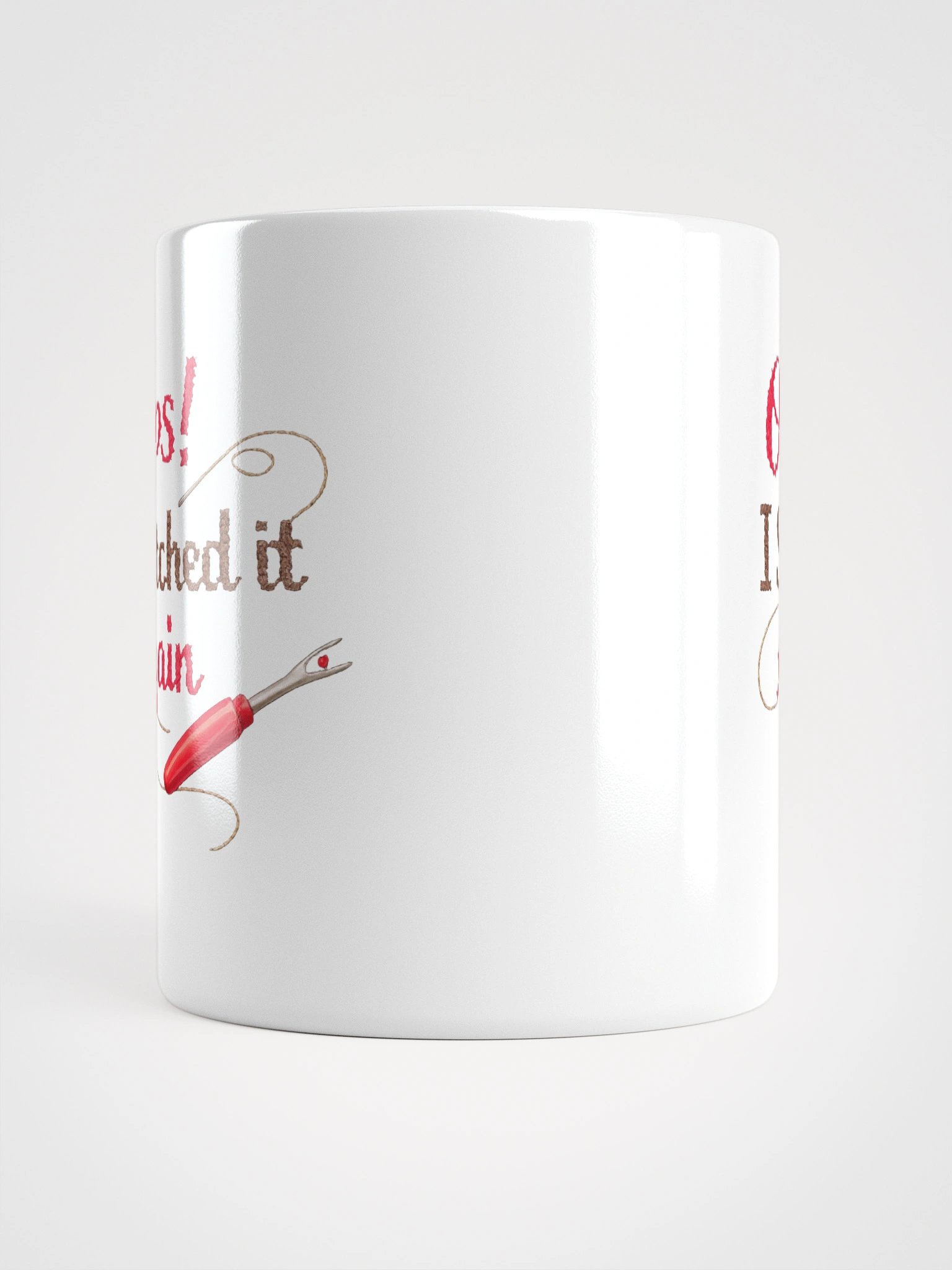 Oops I stitched it again Mug product image (3)
