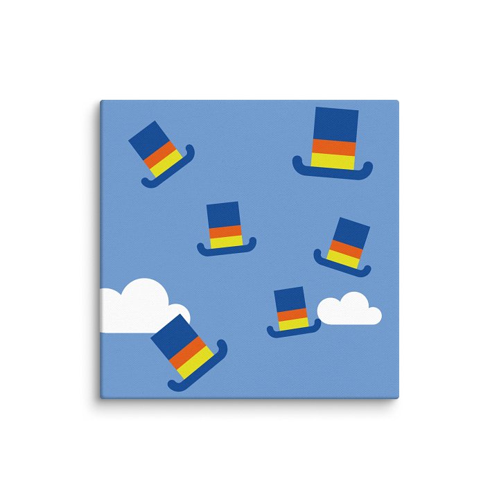 Copenhagen Boys “Cecilie” Square Canvas Print – 6 x 6 inches - 15,25 x 15,25 cm product image (1)