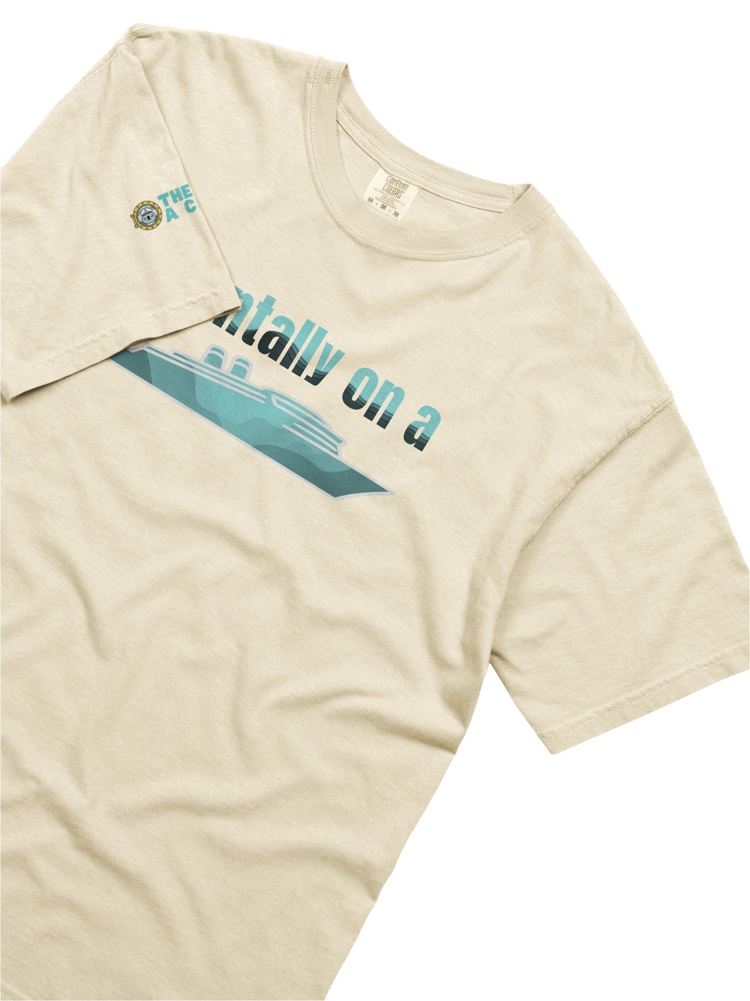 Mentally on a Cruise Unisex T-Shirt product image (55)