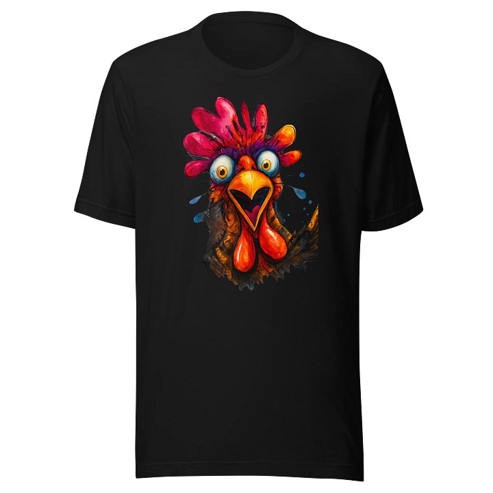 Vibrant Rooster Surprise Eco T-Shirt product image (1)