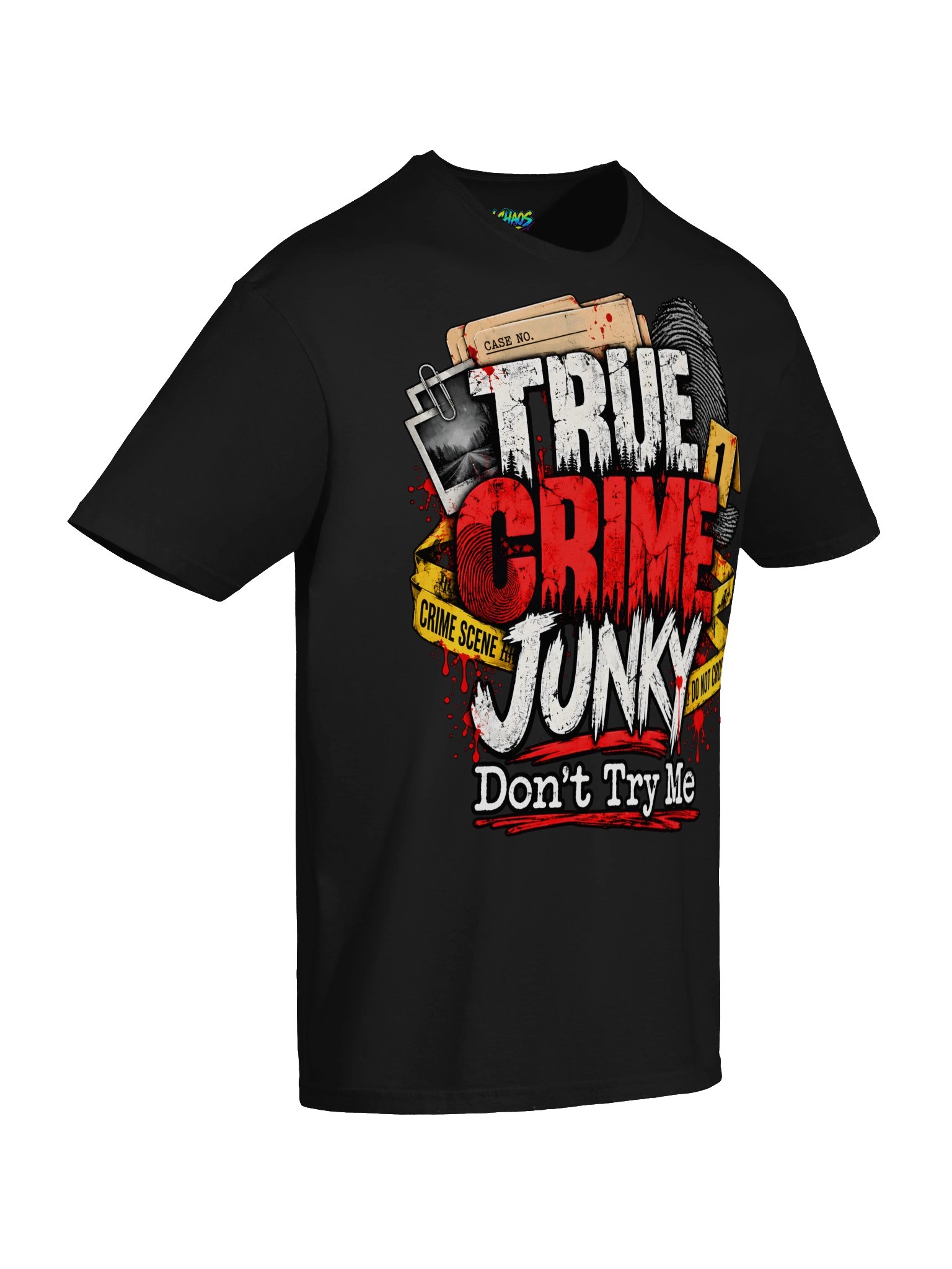 True Crime Junky Gritty Crime Scene Tee product image (84)