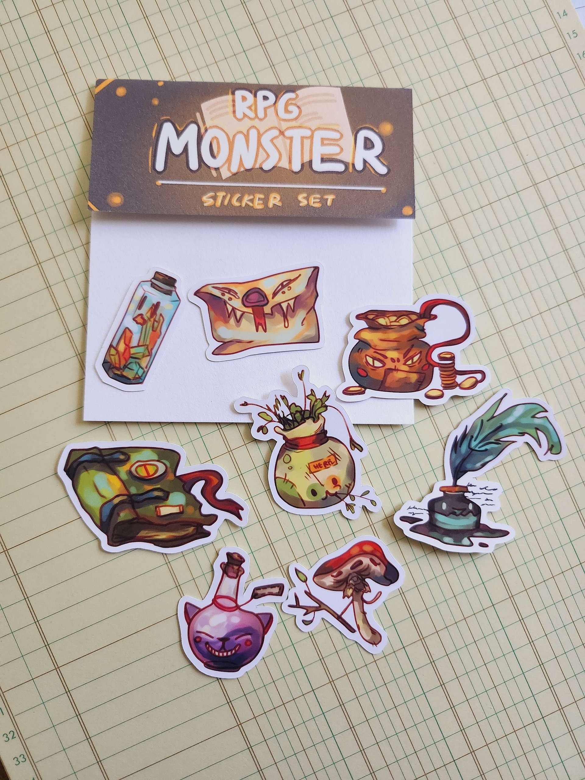 🟠OLD Misc Stickers // Glossy Paper Die Cut Stickers // ⚠️ LAST CHANCE SALE product image (1)