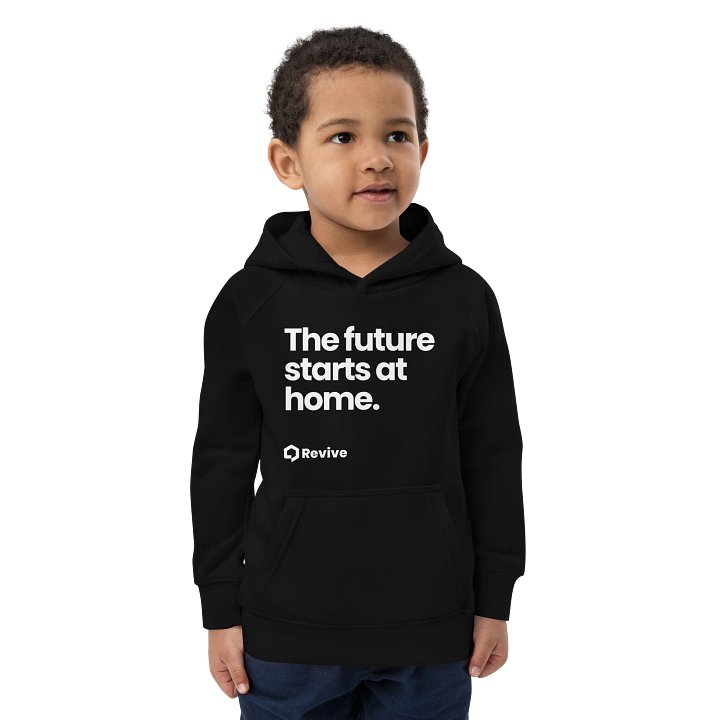 Home Library Kids Eco Hoodie product image (1)
