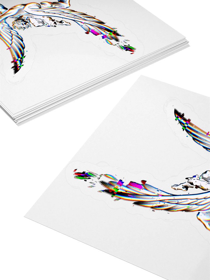"Fallen Angel" Kiss-Cut Sticker product image (2)
