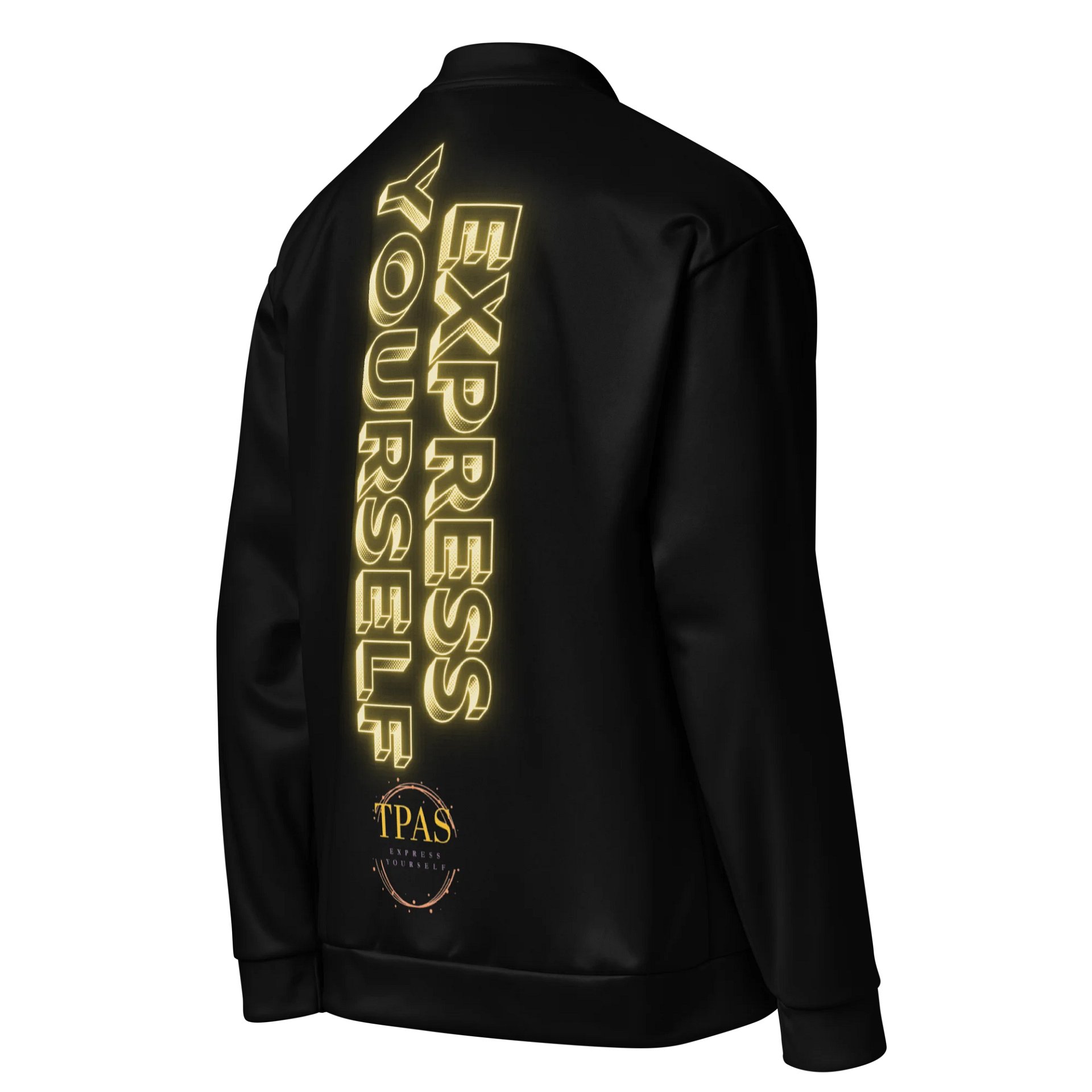 Midnight Glow Unisex Jacket (Yellow) product image (4)