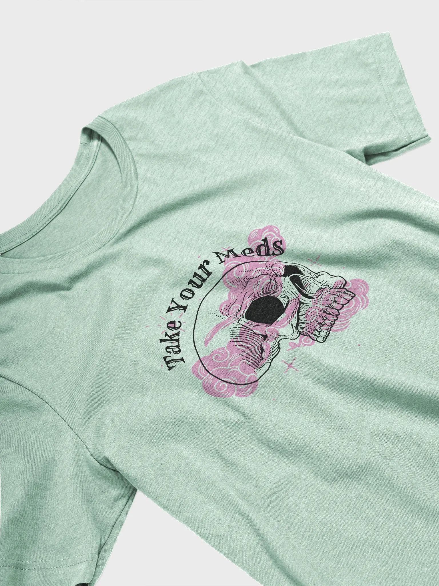 Take Your Meds Unisex T-Shirt (Black Design) product image (3)
