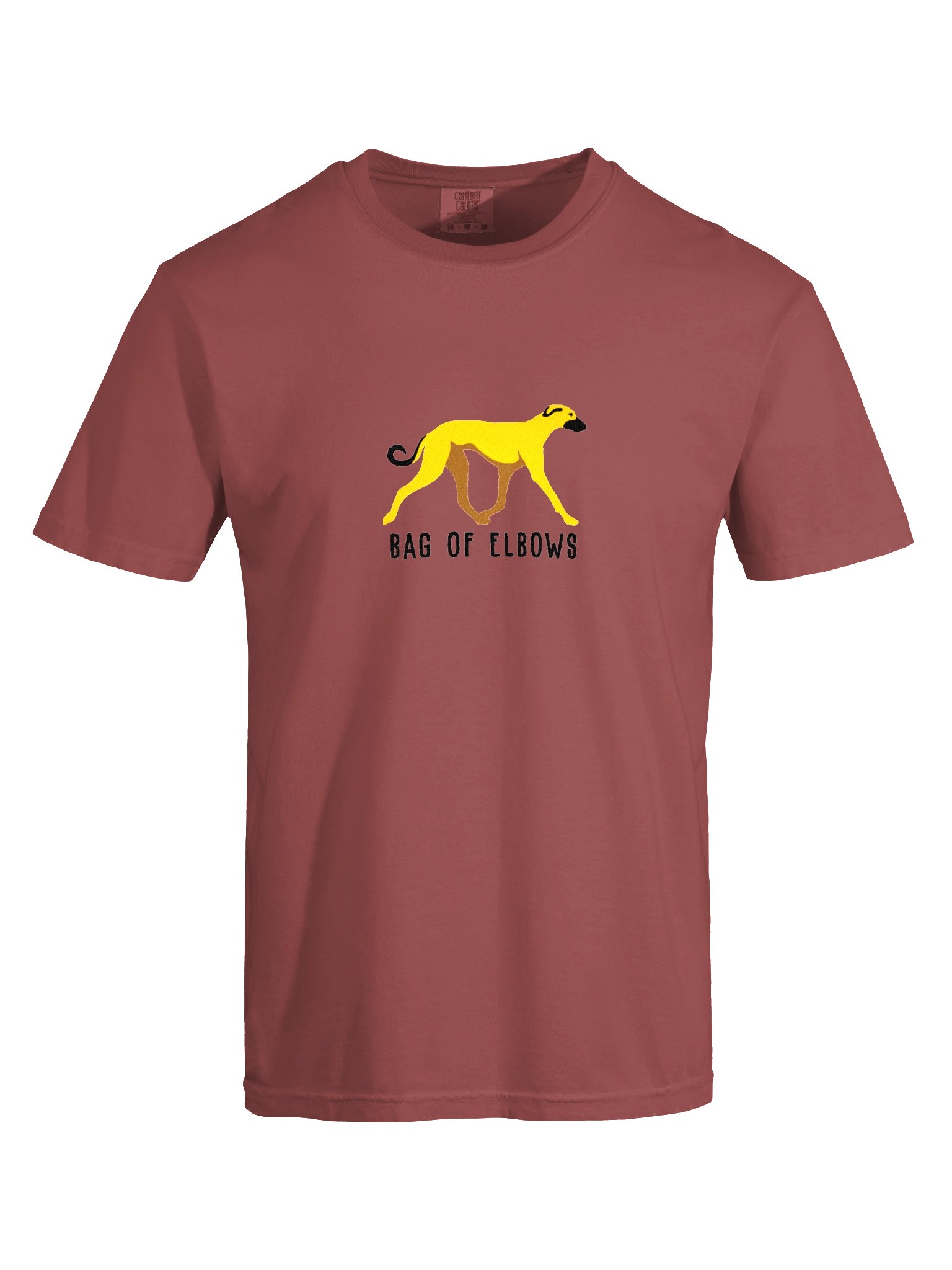 Bag of Elbows T-Shirt(Embroidered) of a Sloughi(Cream) product image (10)