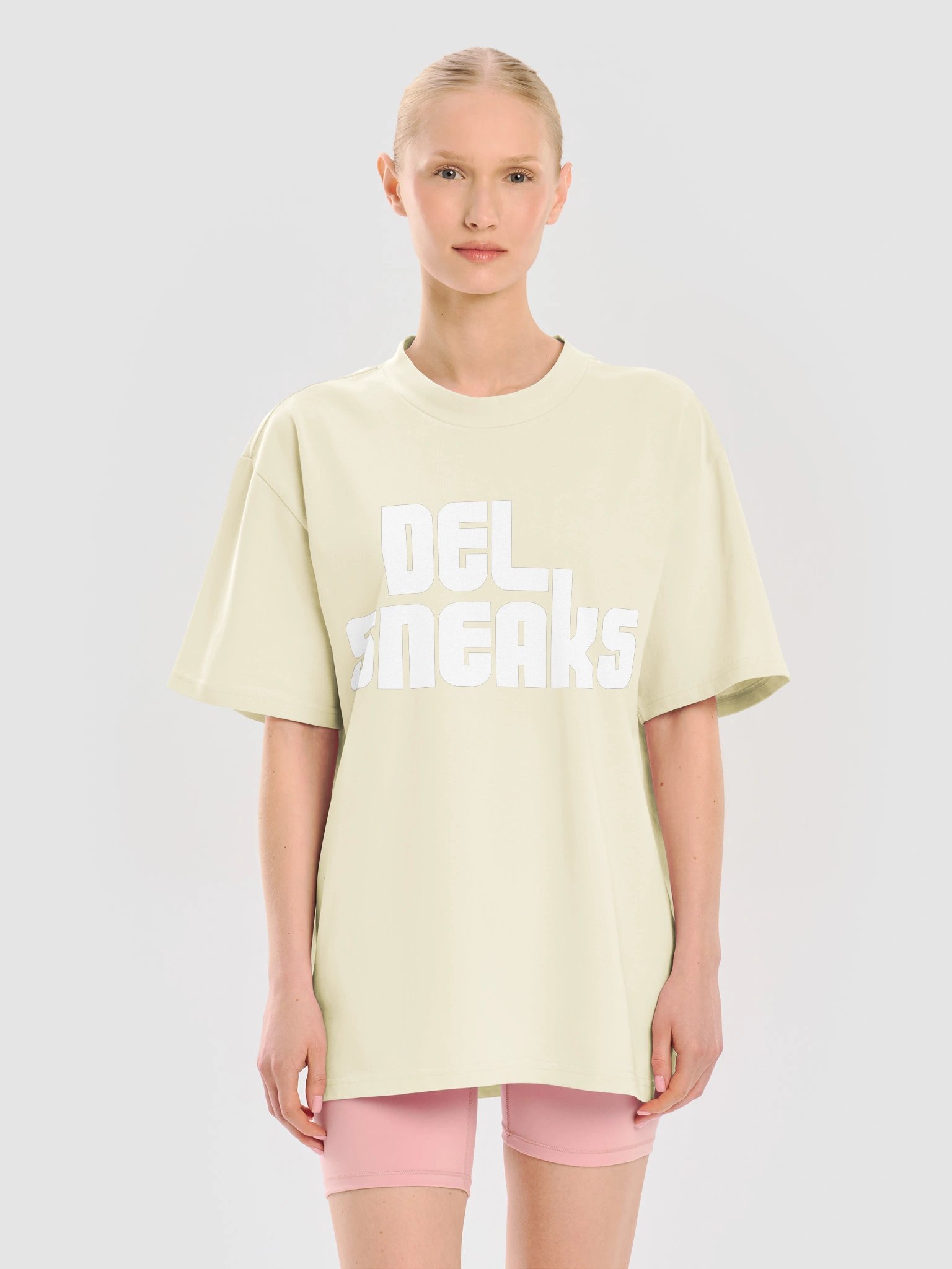 Classic Logo Oversized T-Shirt Butter product image (9)