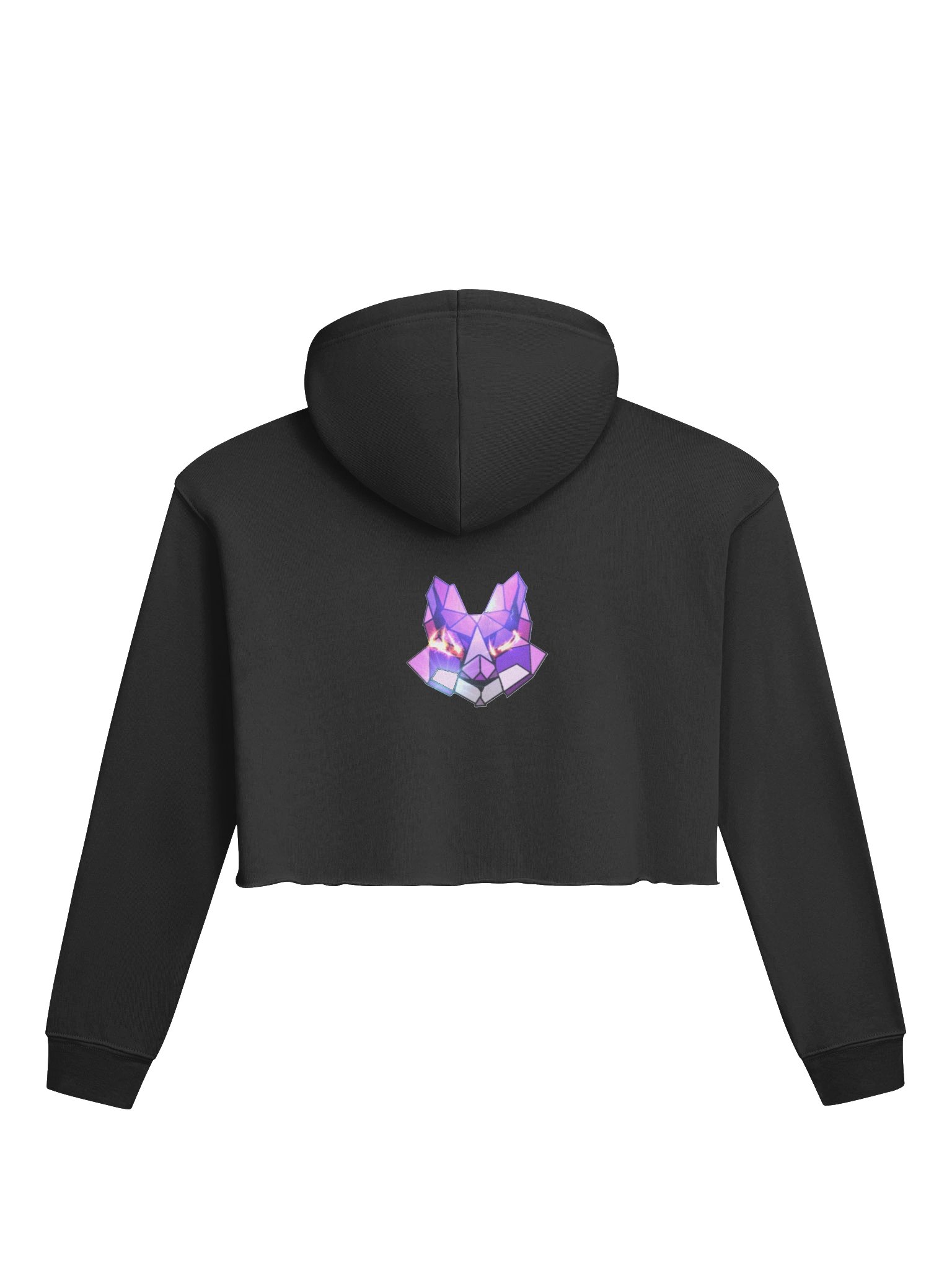 Geometric Fox Crop Hoodie product image (6)