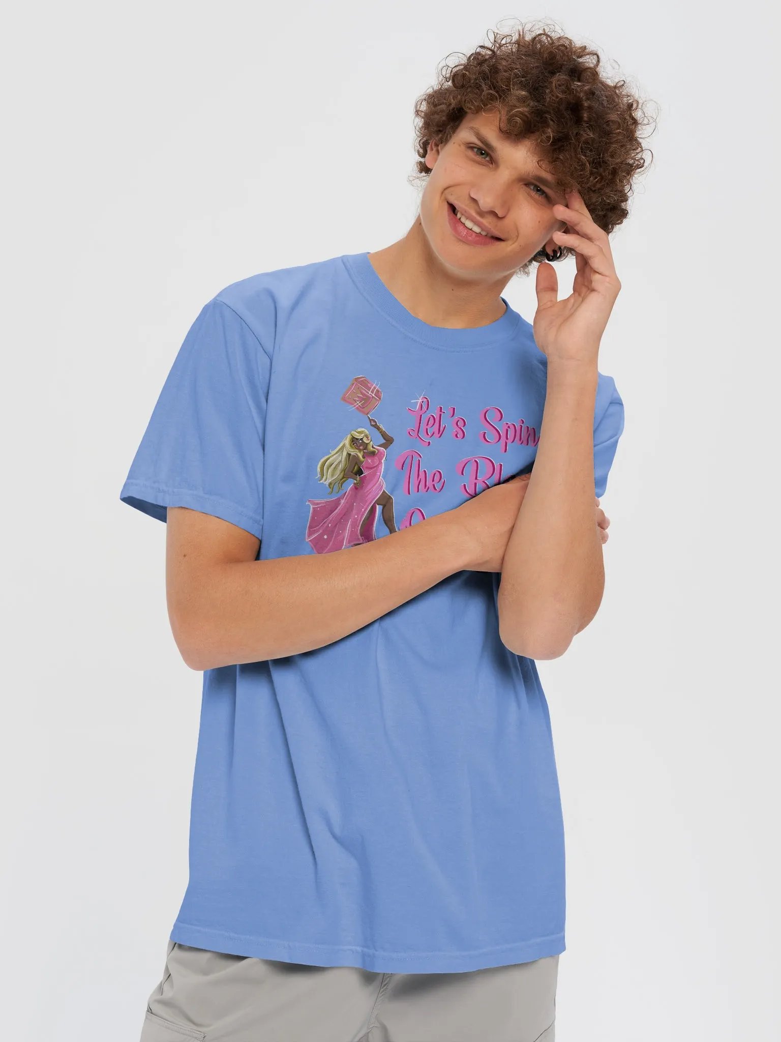 Let's spin the block tee product image (101)