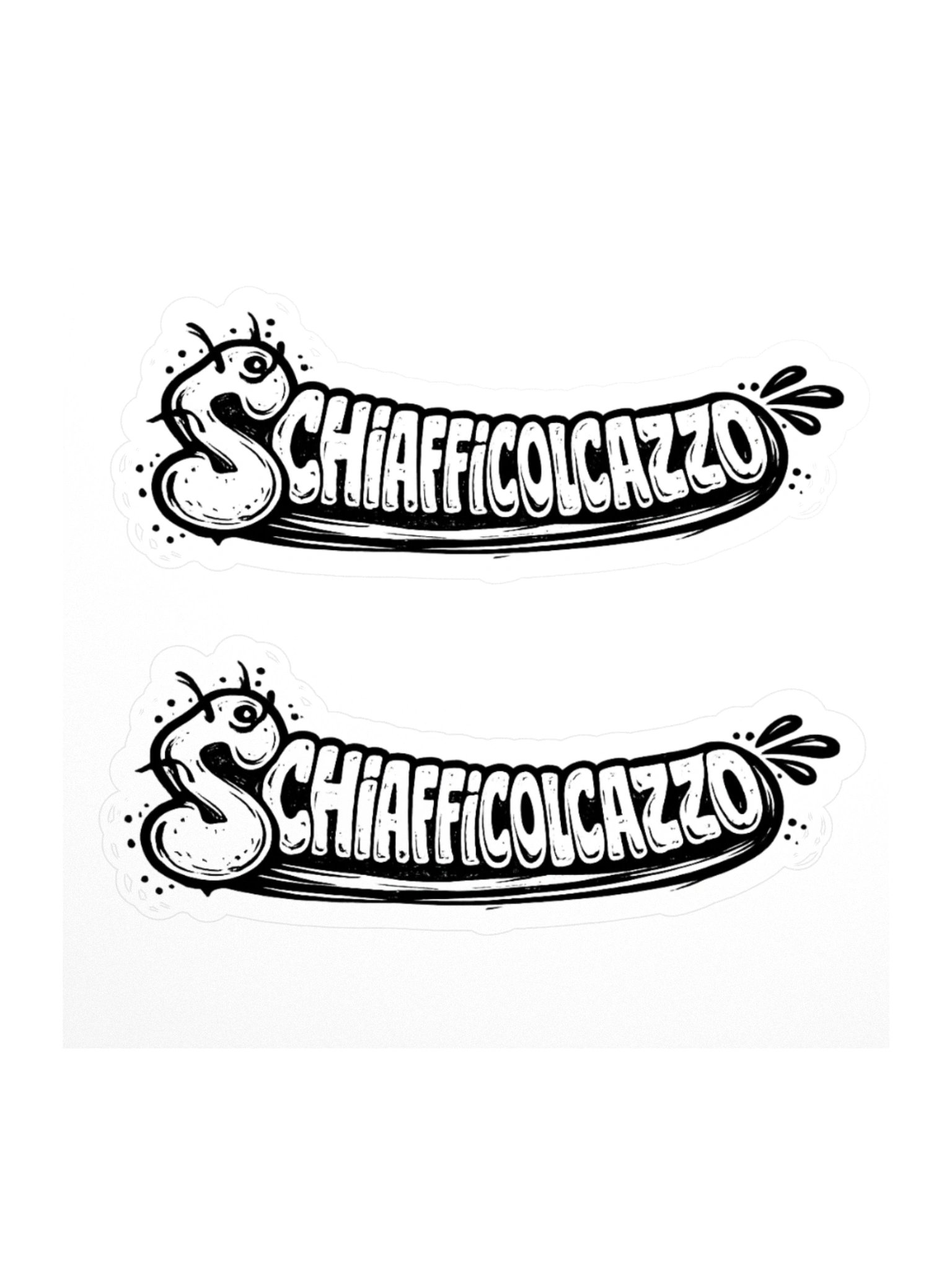 schiafficolcazzo stickers product image (1)