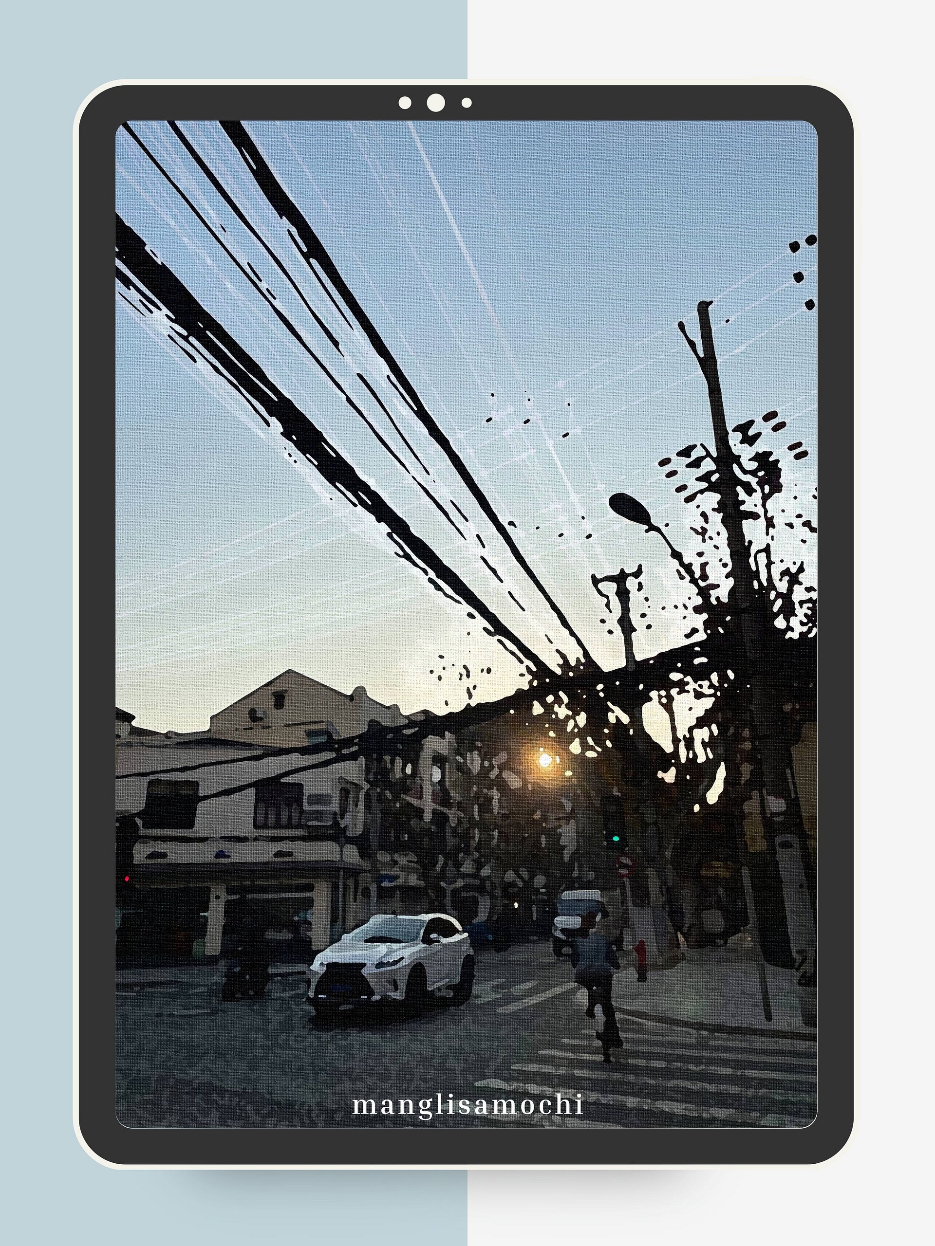 Golden Hour / Digital Wallpaper / Yolk 01 product image (3)