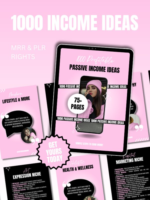 MRR/PLR Financial eBook Templates product image (1)