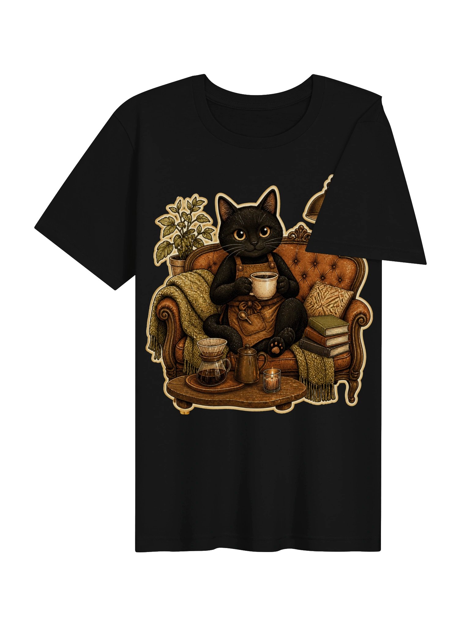 Coffee Cat Club Barista Tee product image (4)