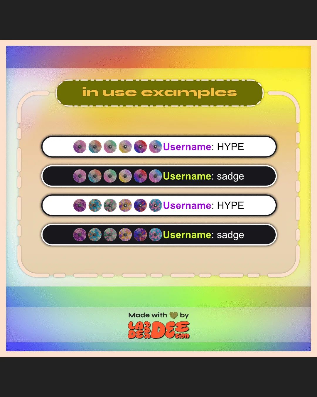 Vinyl Record Badges product image (4)