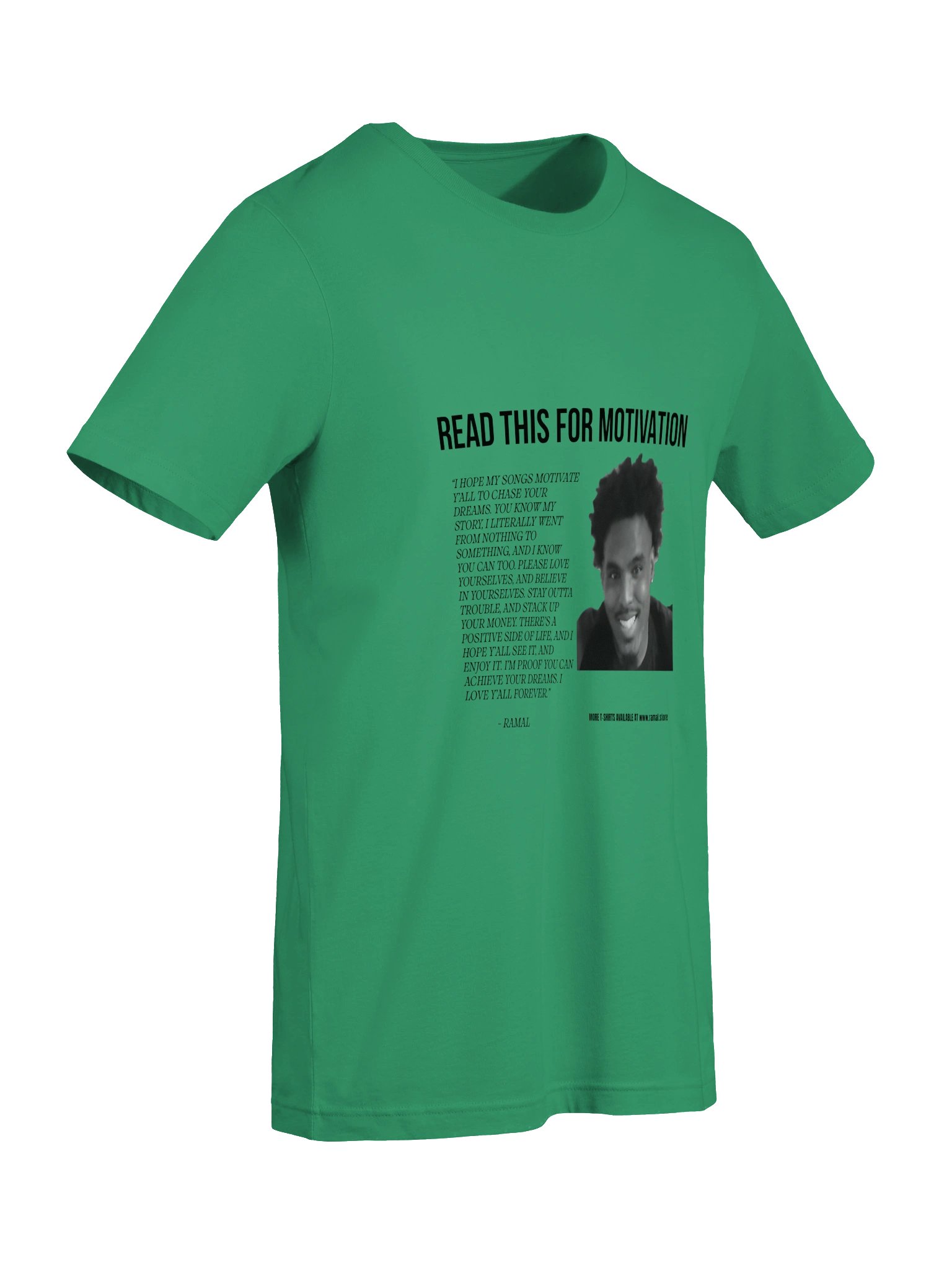 GREEN MOTIVATIONAL T-SHIRT product image (7)