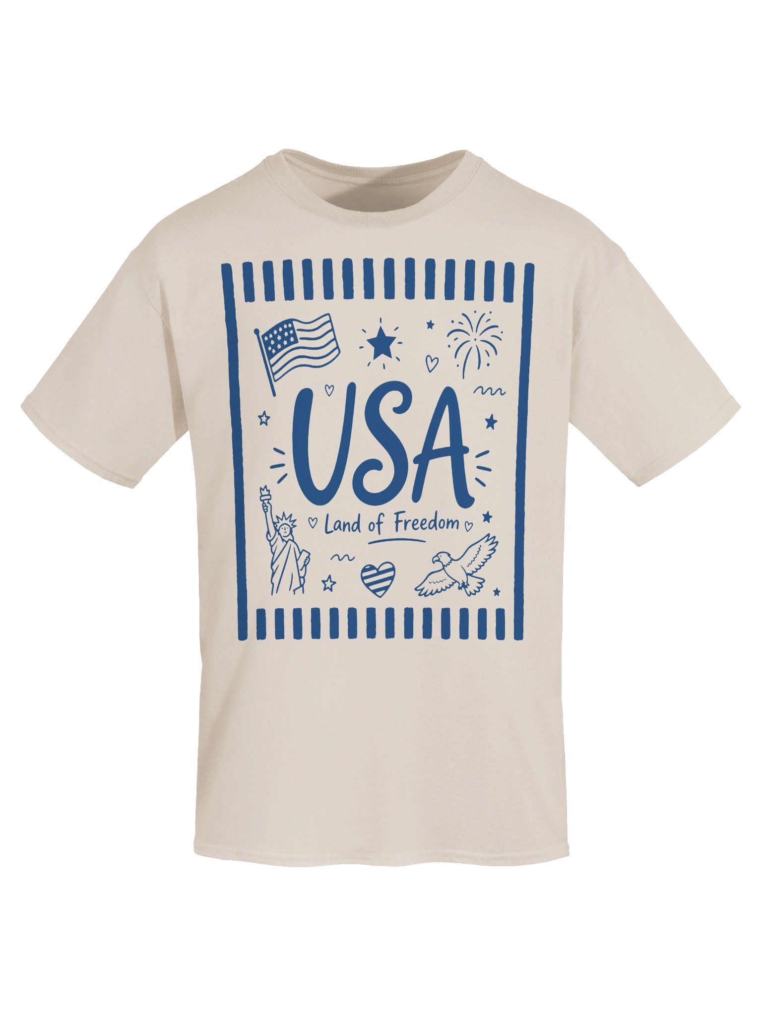 USA Land of Freedom Patriotic Tee product image (36)