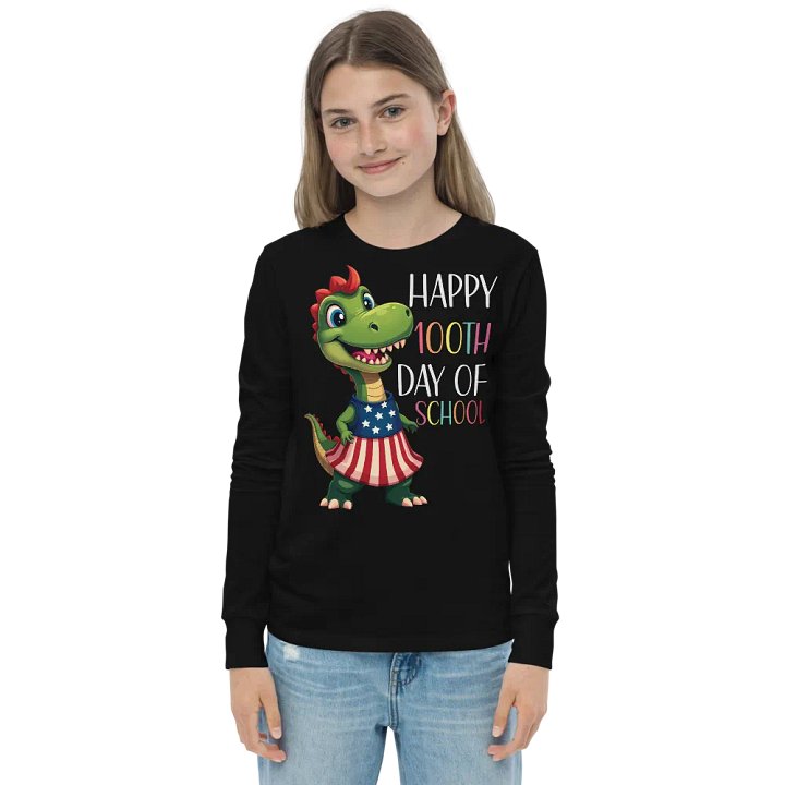 Happy 100th day of School Long Sleeve Tee product image (1)