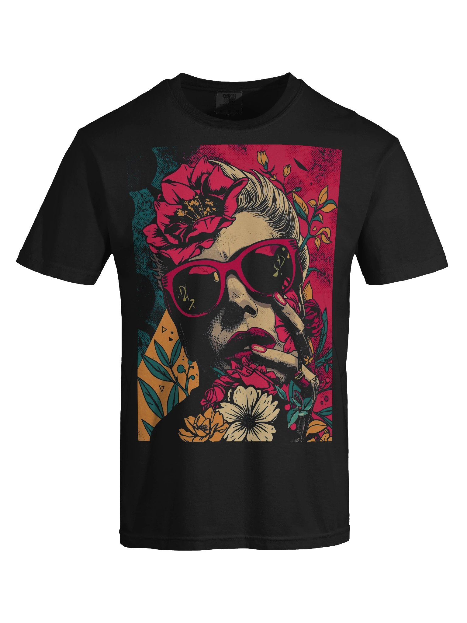 Cat‑Eye Blossom Heavyweight Tee product image (5)