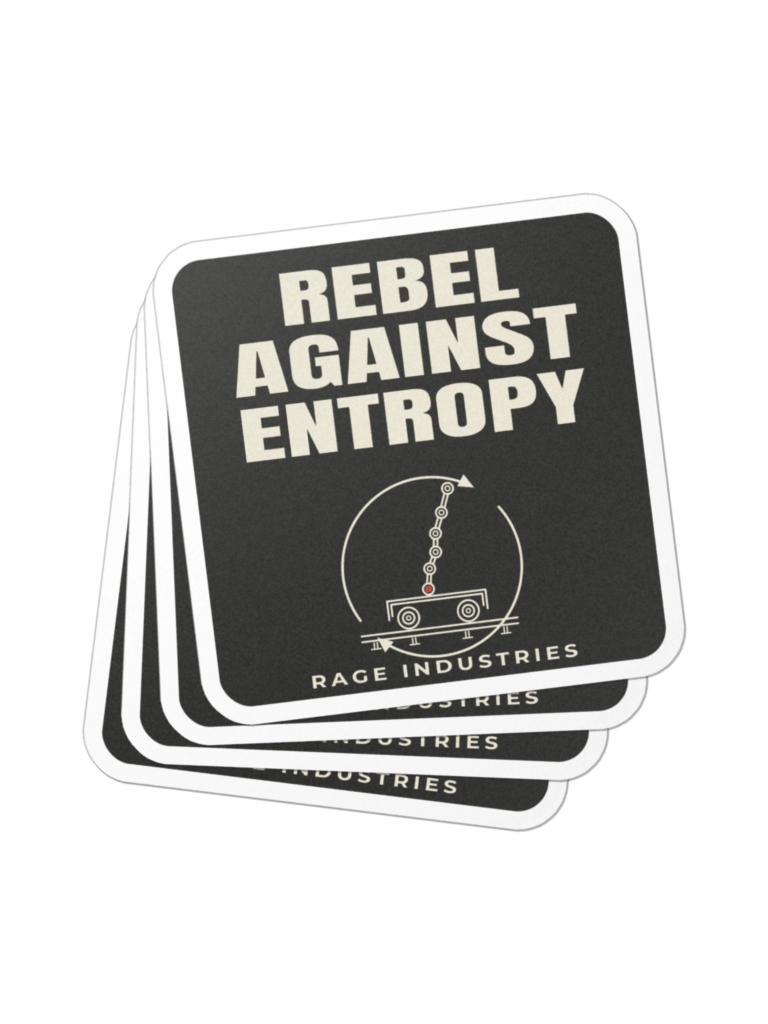 Rebel Against Entropy Die-Cut Sticker product image (2)