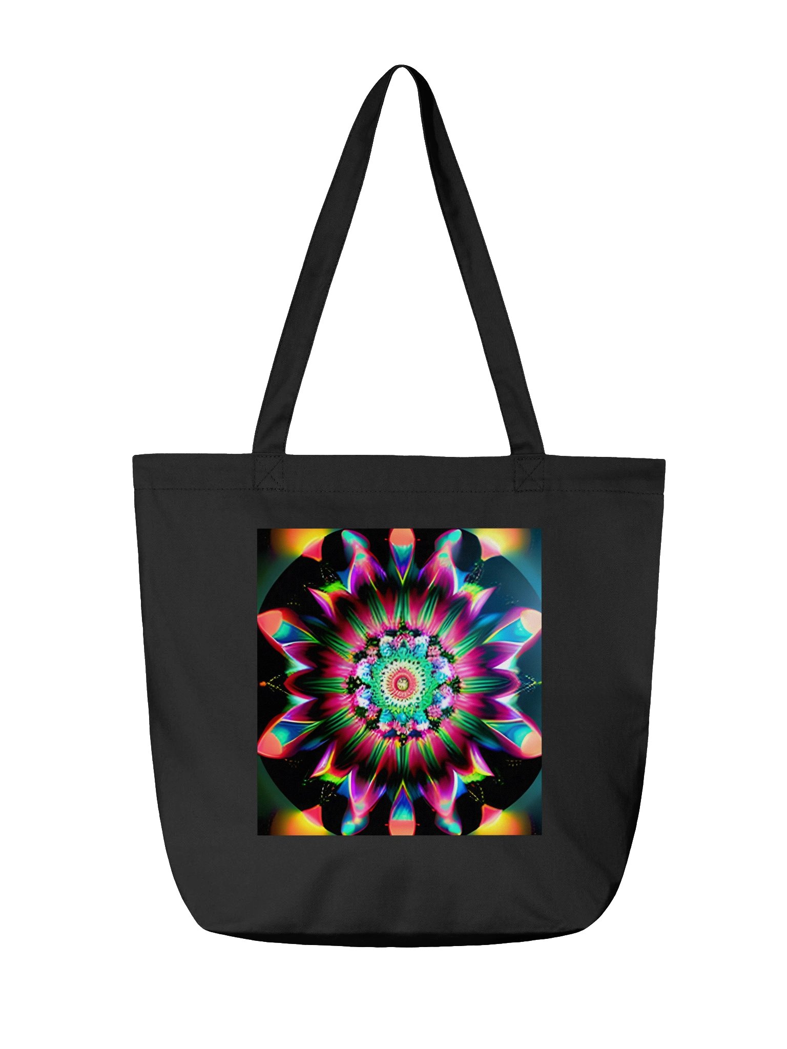 Neon Mandala Eco Tote product image (2)