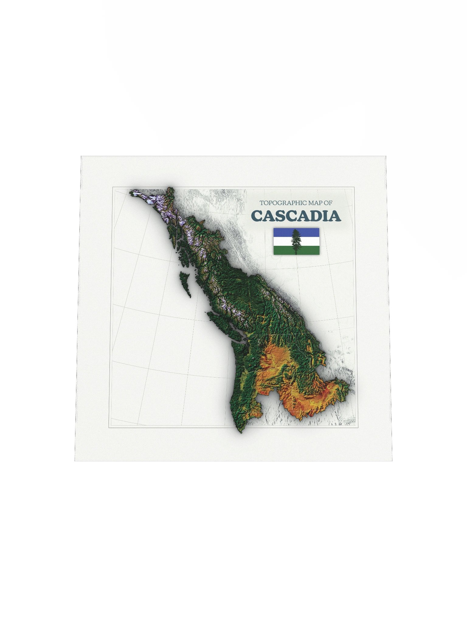 The topography of Cascadia product image (4)