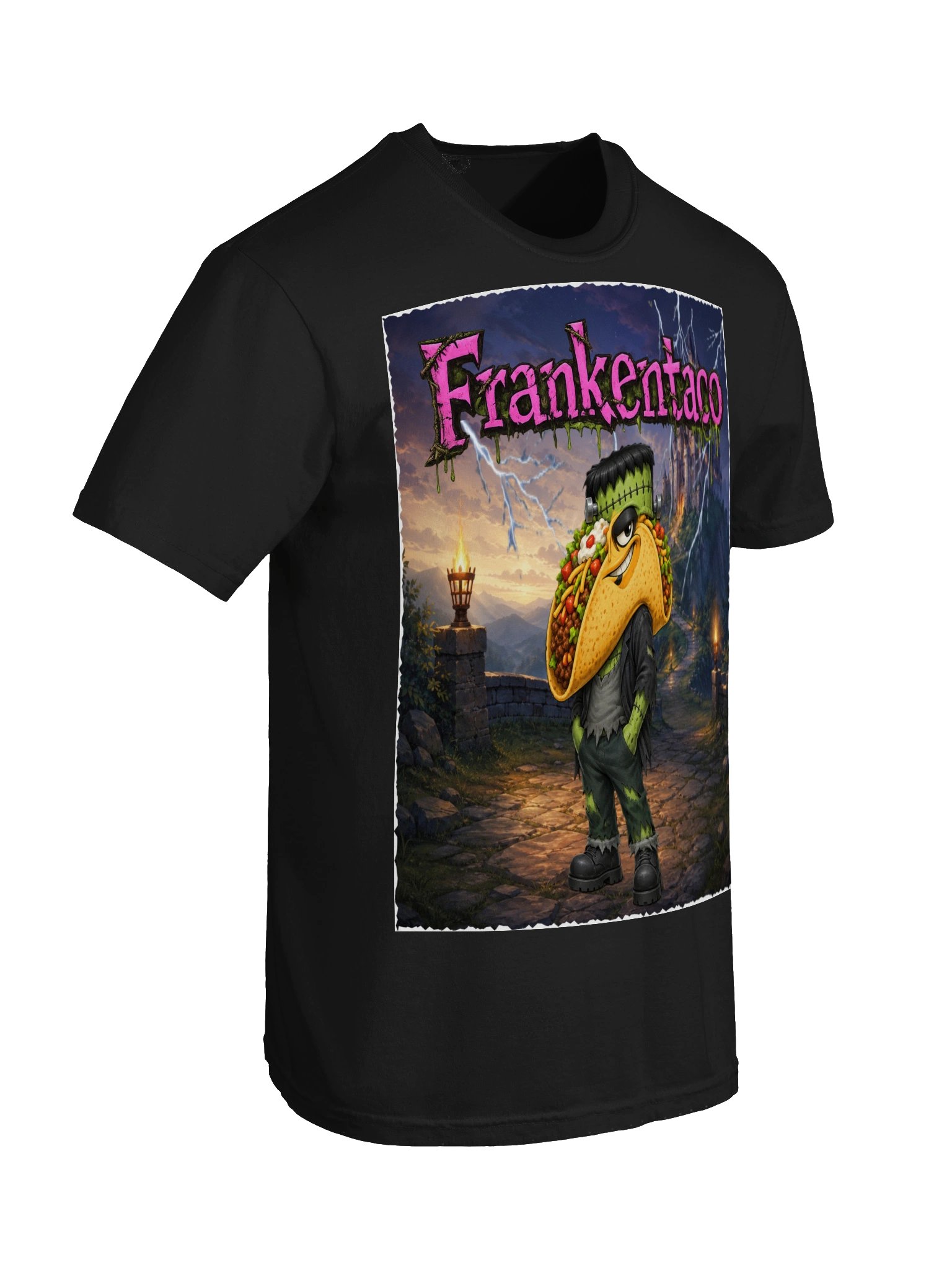 Frankentaco Fantasy Monster Tee - The Taco Family product image (70)